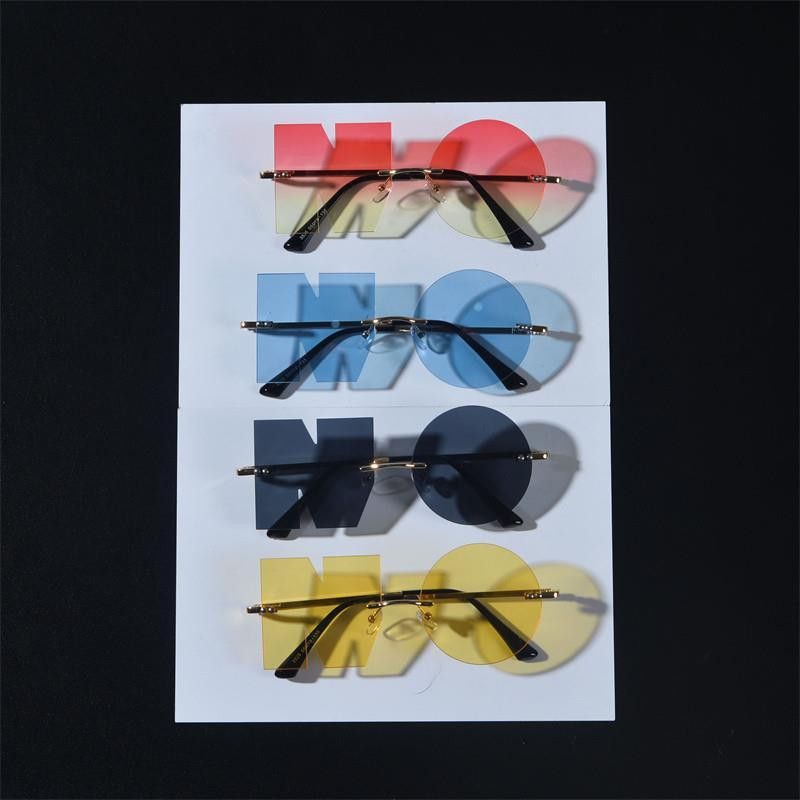 VIBE Future Street ins style custom avant-garde sunglasses Size ONE SIZE - 3 Thumbnail