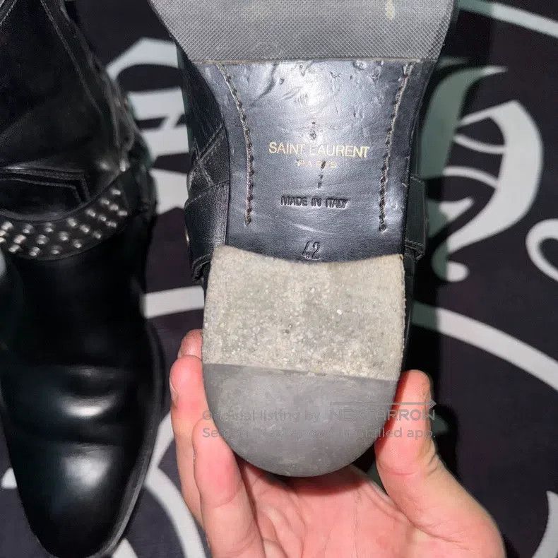 Saint Laurent Paris Saint Laurent Paris Bullet Dark Men's Boots Size US 9 / EU 42 - 4 Thumbnail