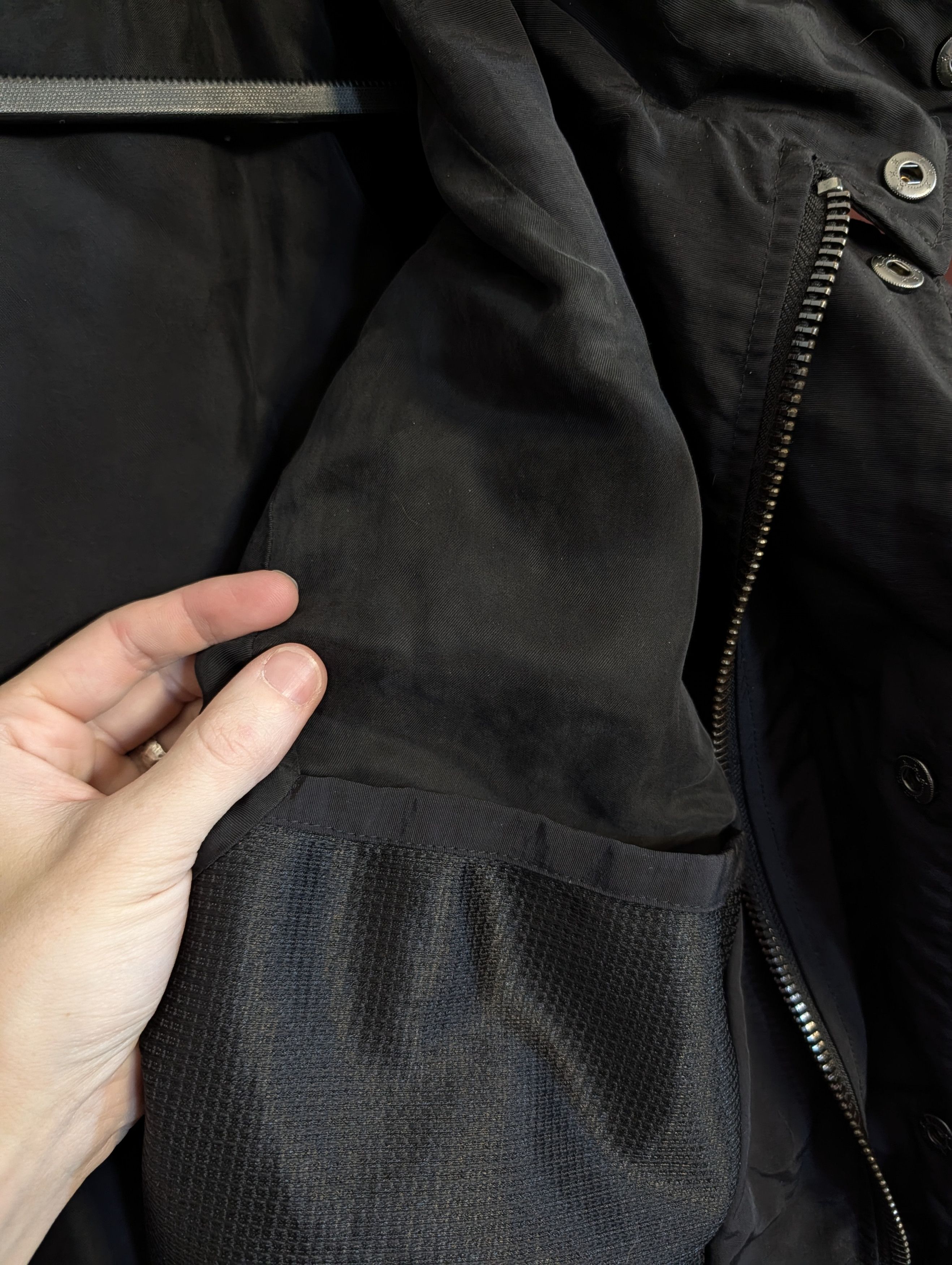 Bossi Sportswear Black Zip-Up Cargo Packable Hood Coat / Jacket Med. Size US M / EU 48-50 / 2 - 15 Thumbnail