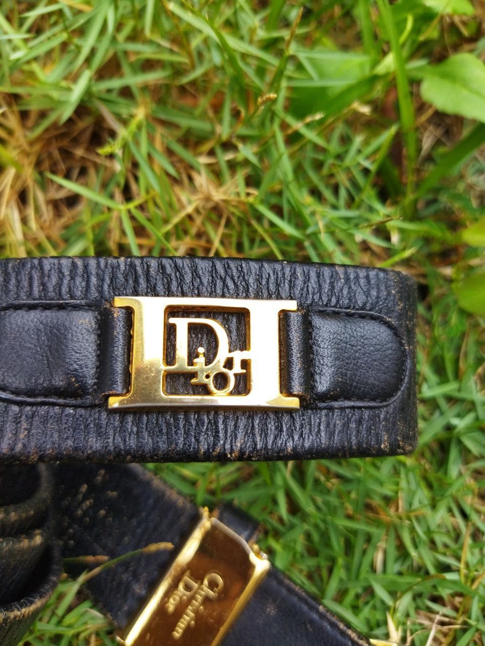 Christian Dior Monsieur Vintage Christian Dior Leather Belt Size ONE SIZE - 5 Thumbnail