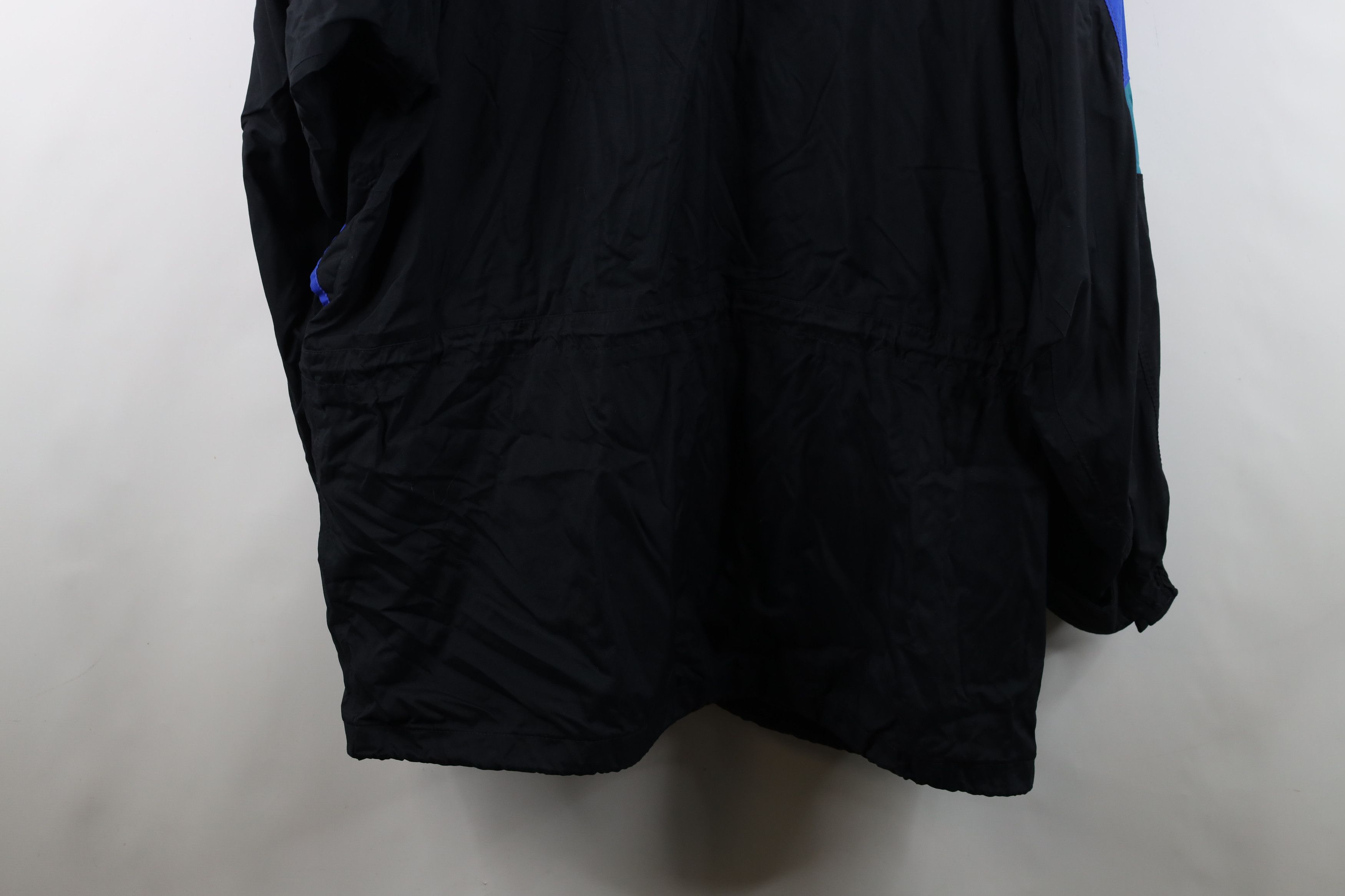 Columbia Vintage 90s Columbia Spell Out Hooded Parka Jacket Black Size US XL / EU 56 / 4 - 16 Thumbnail