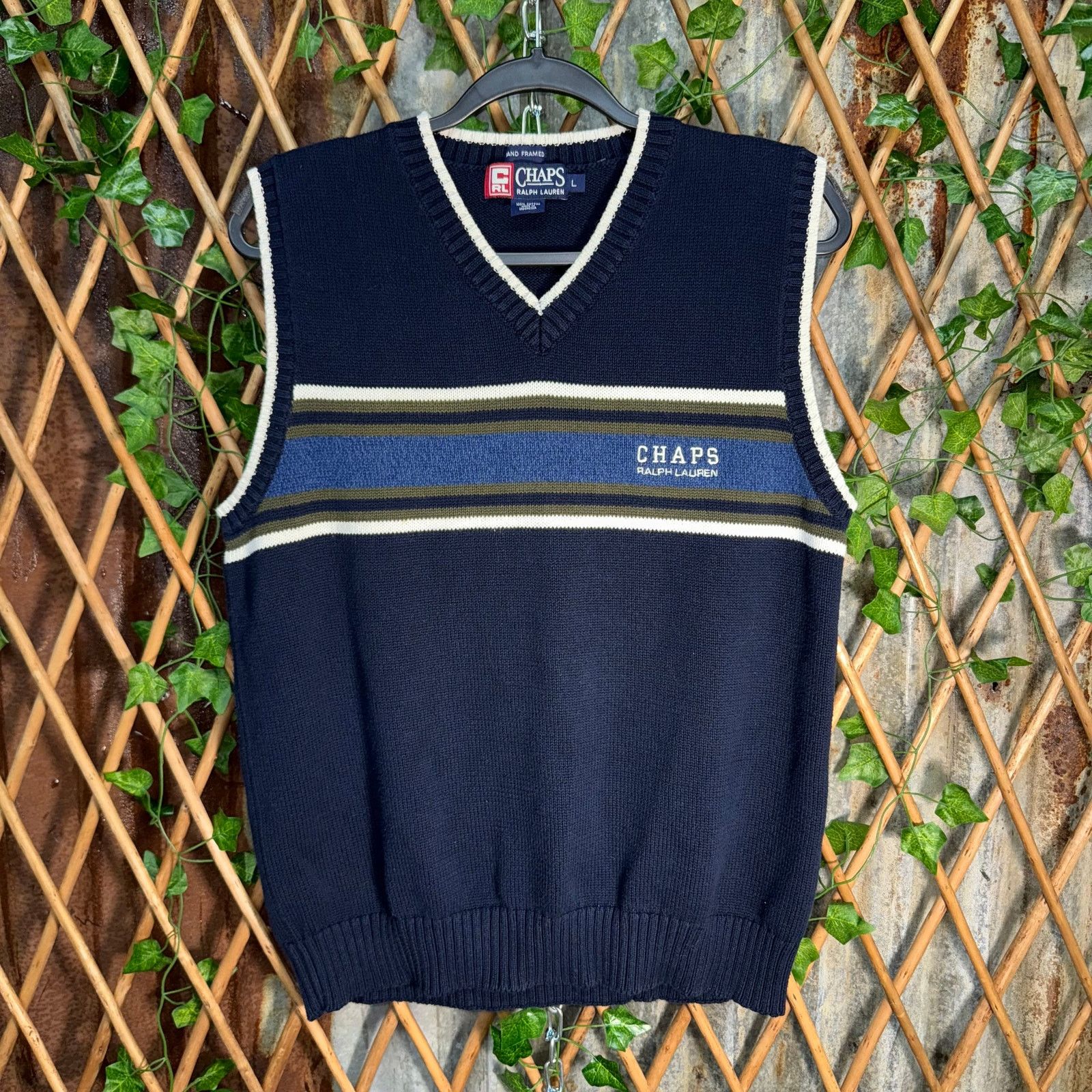 Chaps Ralph Lauren Vintage Y2K chaps by Ralph Lauren embroidered 00s prep vest Size US L / EU 52-54 / 3 - 1 Thumbnail