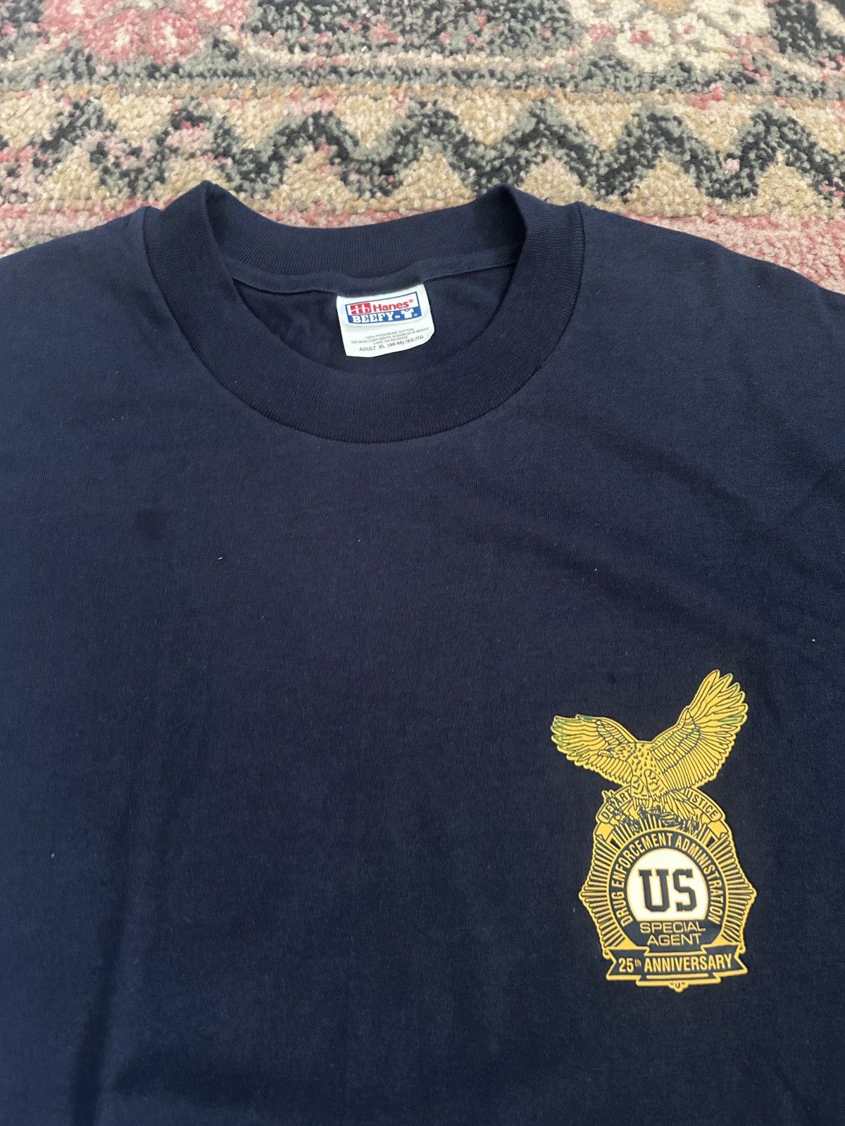 Vintage Vintage 1998 DEA 25th Anniversary Shirt Hanes Beefy-T XL Size US XL / EU 56 / 4 - 2 Thumbnail