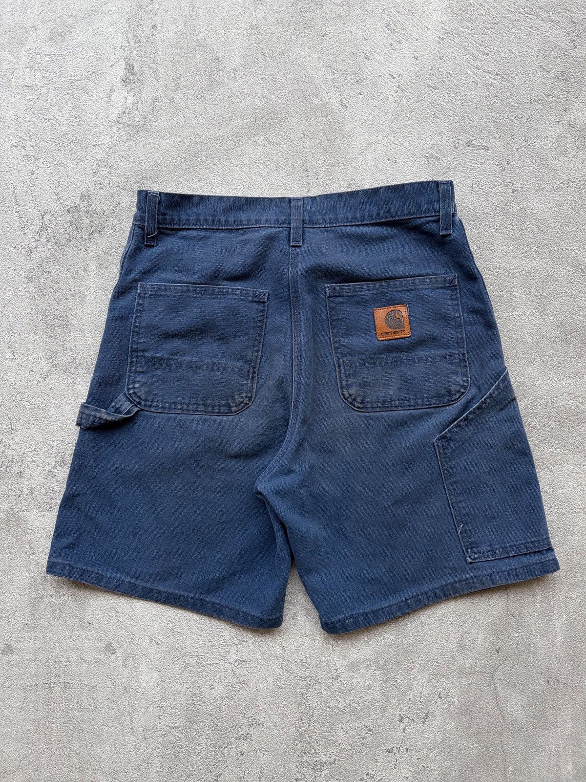 Carhartt Rarest Vintage Carhartt BLU B24 Short pants Size US 30 / EU 46 - 1 Thumbnail