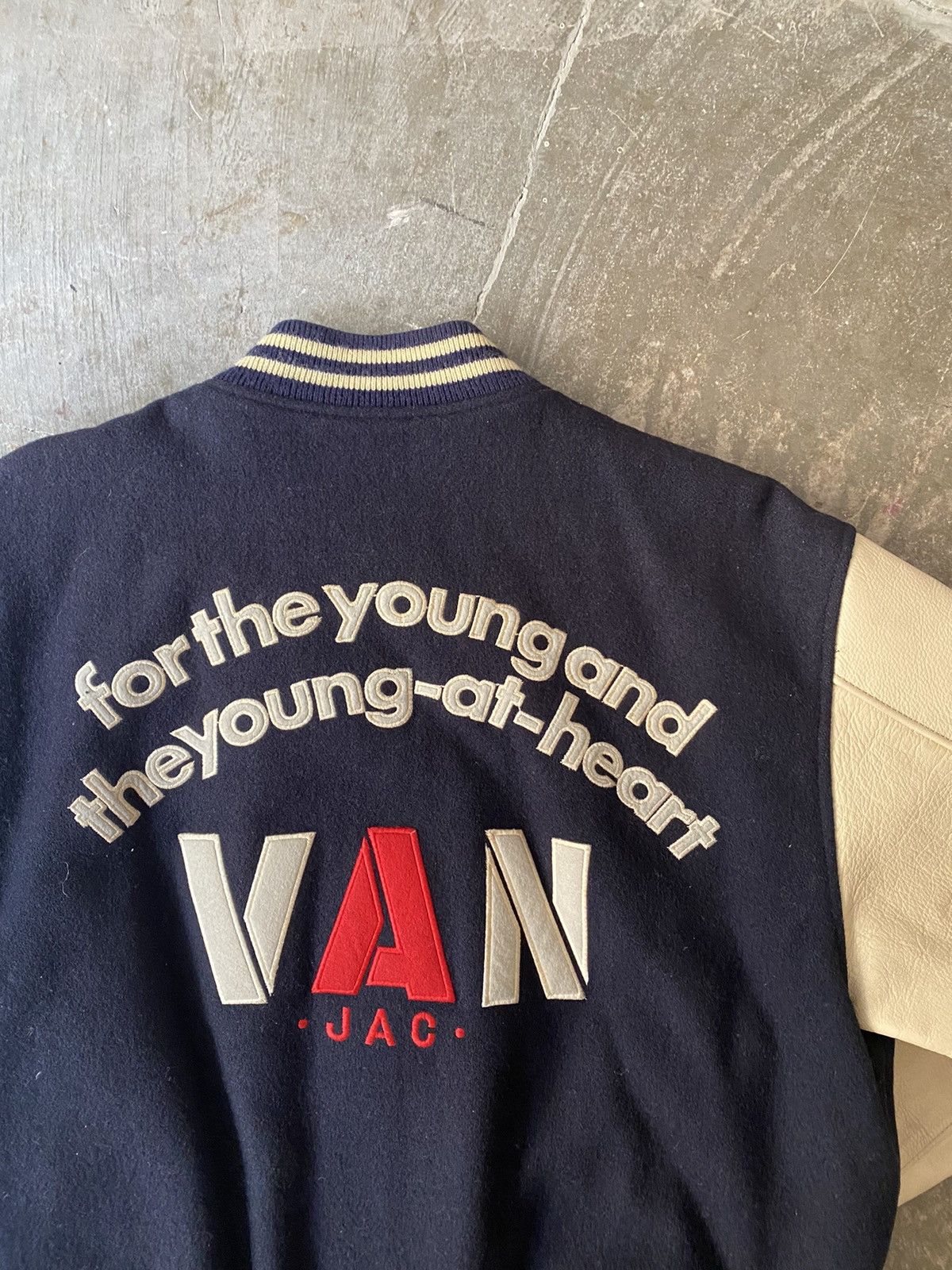Van Vintage Van Varsity Jacket Denim Tears Visvim CPFM Kapital Size US XL / EU 56 / 4 - 8 Thumbnail
