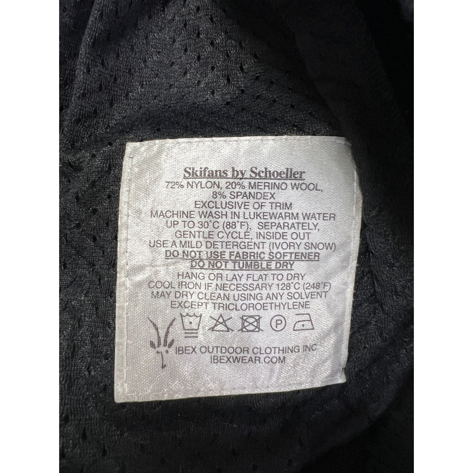 Vintage Ibex Skifans Fleece Lined Ski Pant Men M Nwot Usa in Black, Men's (Size 32) — image 3 of 6