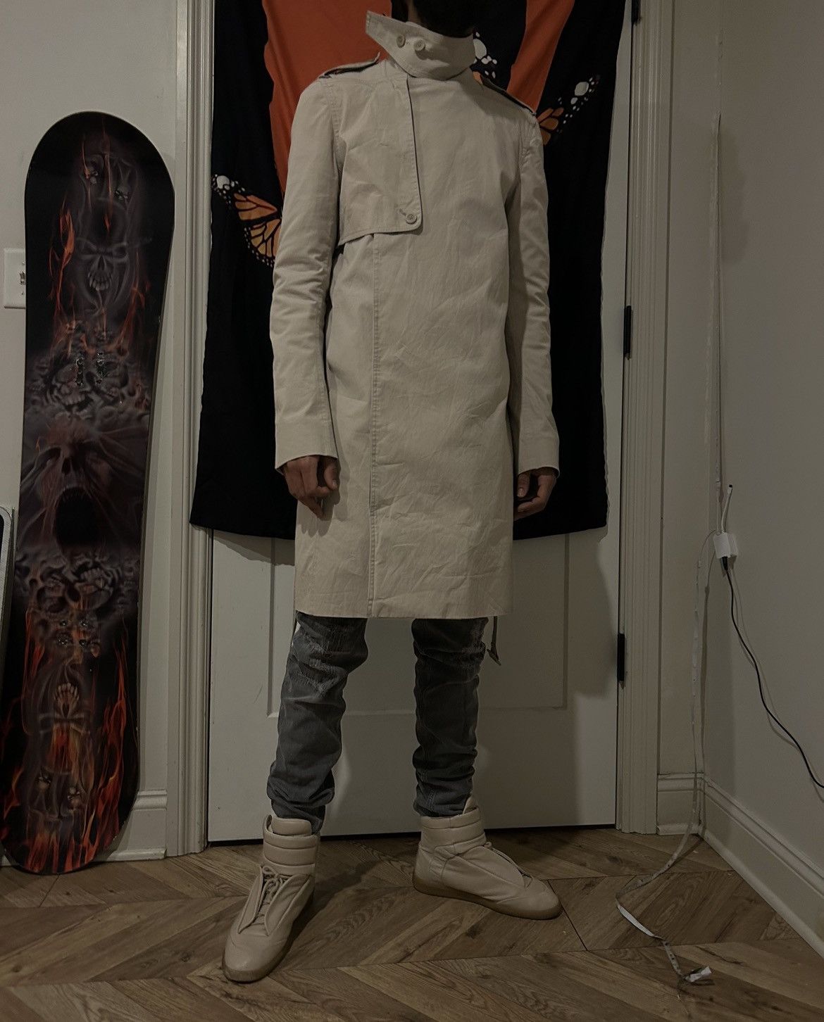 Rick Owens Rick Owens FW’16 Mastadon Trench Coat Size US M / EU 48-50 / 2 - 13 Thumbnail