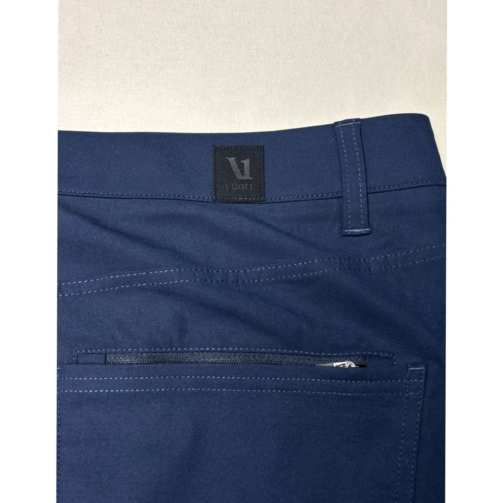 Vuori Vuori Meta Pants Mens 38X30 Navy Blue Five-Pocket Chino V430 Meta Pant Casual Workwear Travel Mens Regular Size 38 Navy Blue Size US 38 / EU 54 - 7 Thumbnail