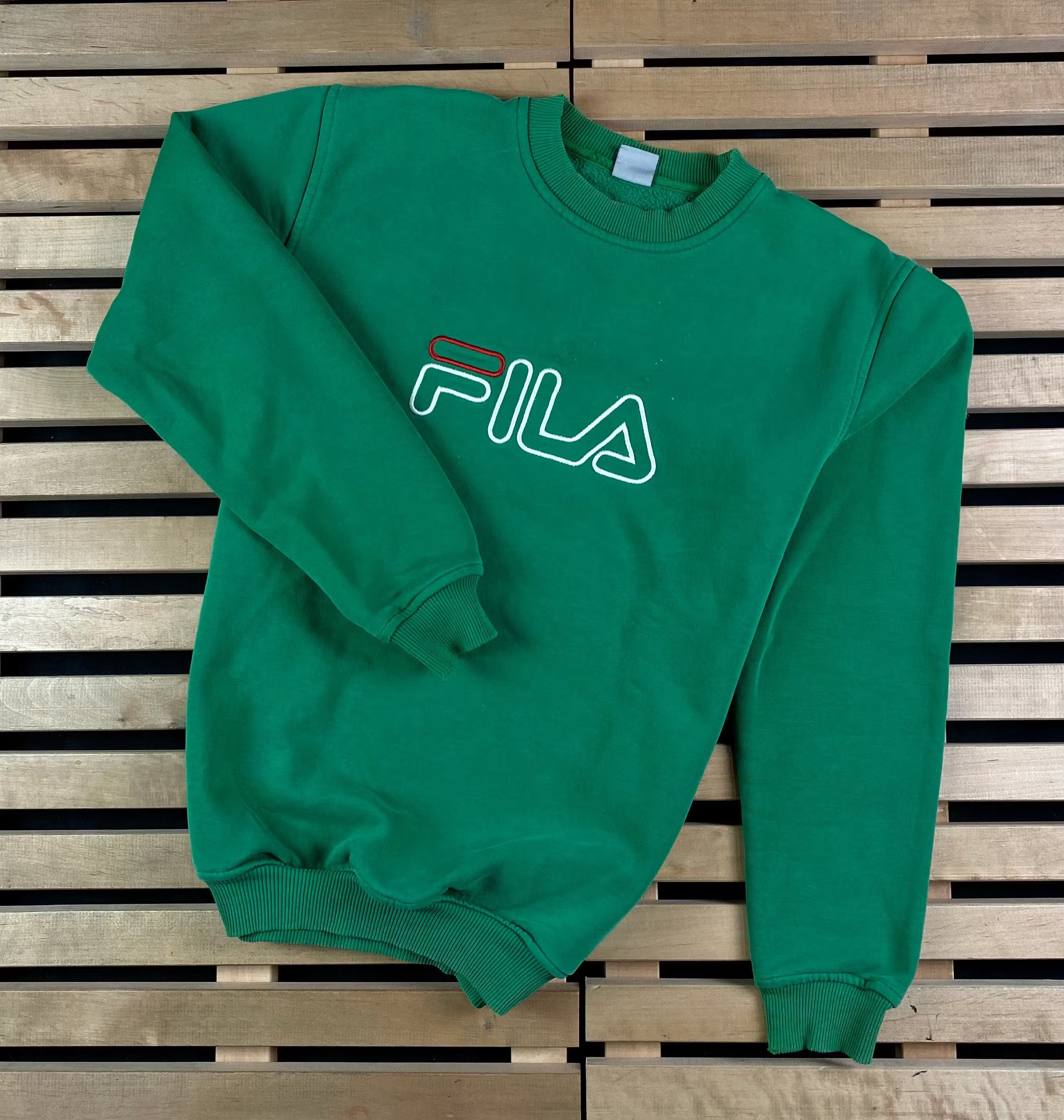 Fila × Vintage Mens Sweatshirt Long Sleeve Fila Vintage Size S Size US S / EU 44-46 / 1 - 1 Thumbnail