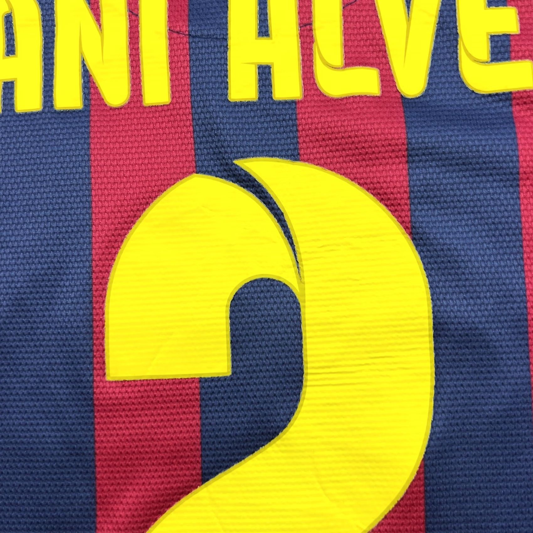 Nike Nike Barcelona 2013 2014 Home Dani Alves #2 Mens XS Shirt Football Jersey Nike Size US XS / EU 42 / 0 - 4 Thumbnail