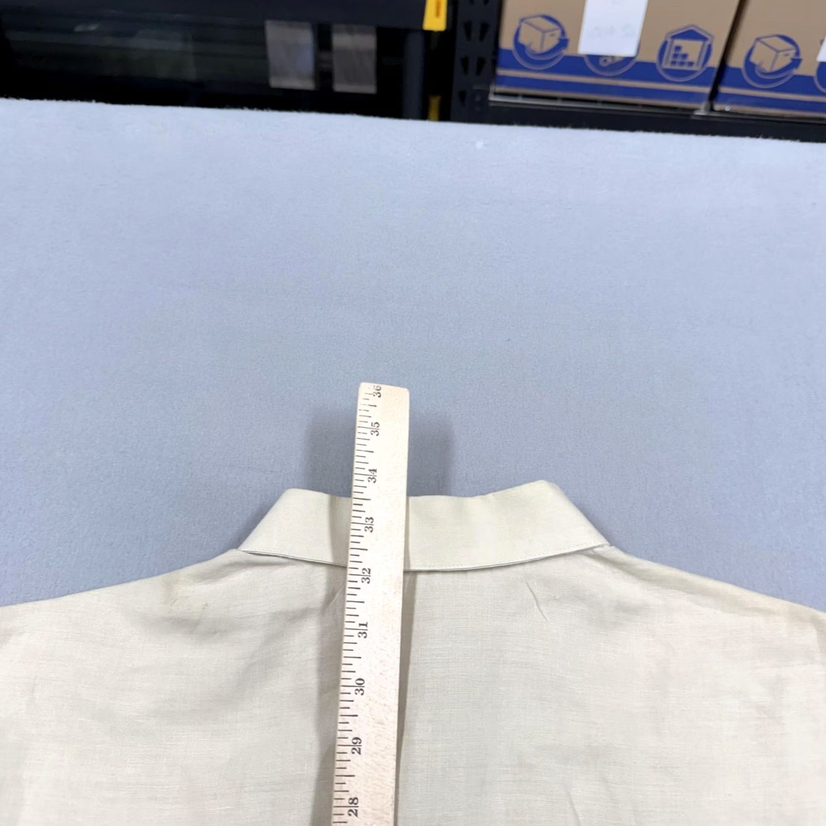 Vintage Ramon Puig Shirt Mens 2XL Beige Linen Button Short Sleeve Guayabera Cuban Tropical Solid Pleated Pocket Relaxed Collar Button-Up 2XL Mens Size US XXL / EU 58 / 5 - 5 Thumbnail