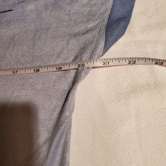Vintage Amorosa Blue Metallic Pocket Short Sleeve Made in Italy Sz. Size L / US 10 / IT 46 - 9 Thumbnail