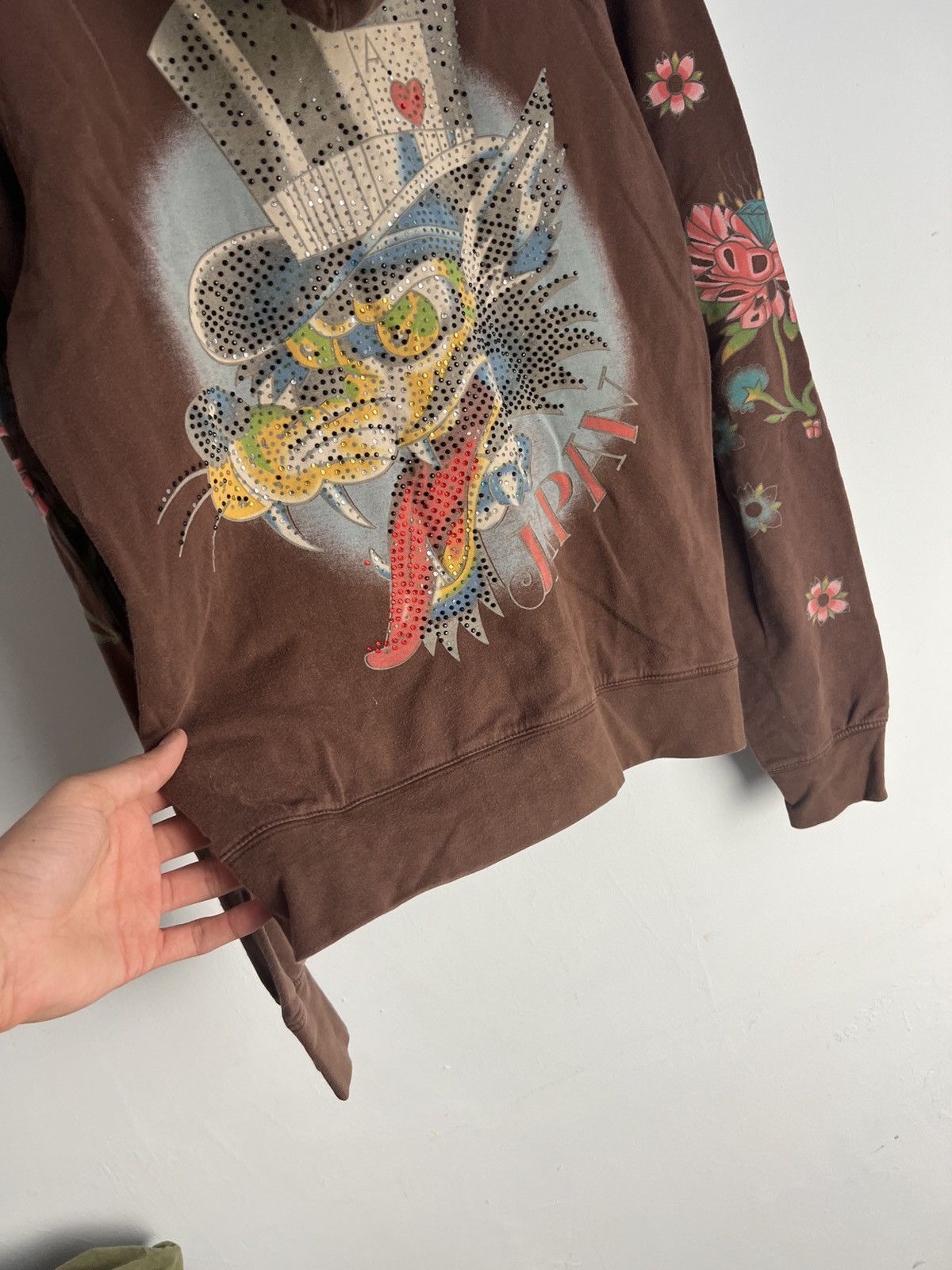 Ed Hardy Vintage y2k ed hardy zip up fur hoodie Size M / US 6-8 / IT 42-44 - 8 Thumbnail