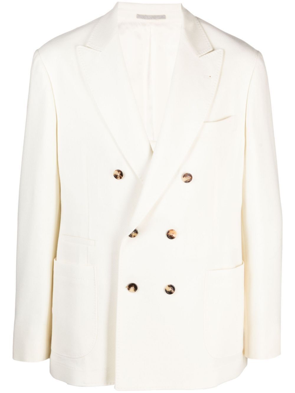 Brunello Cucinelli DOUBLE BREASTED BLAZER Size US XL / EU 56 / 4 - 1 Thumbnail