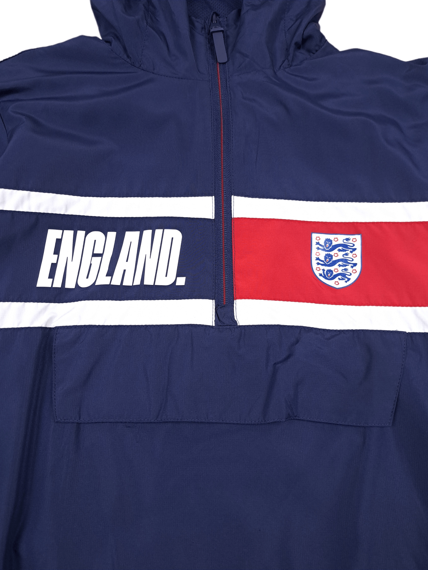 Vintage 💎 England Country Navy Light Anorak Jacket Soccer Size US S / EU 44-46 / 1 - 3 Thumbnail