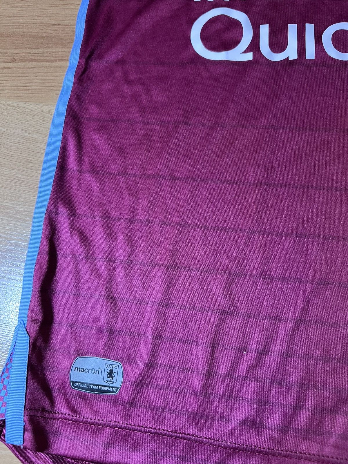 Macron Macron Aston Villa football club shirt jersey drill drip y2k Size US XS / EU 42 / 0 - 3 Thumbnail