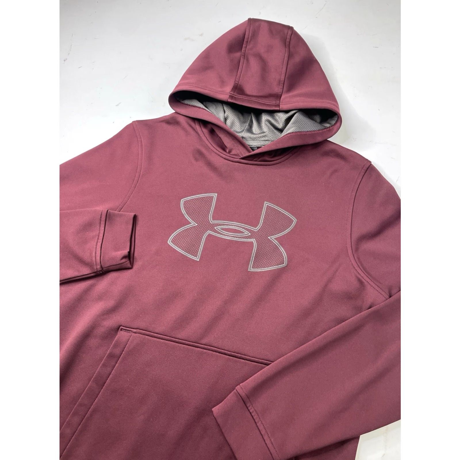 Under Armour Under Armour Hoodie Pullover Men’s Small Maroon Lined Coldgear UA Size US S / EU 44-46 / 1 - 2 Thumbnail