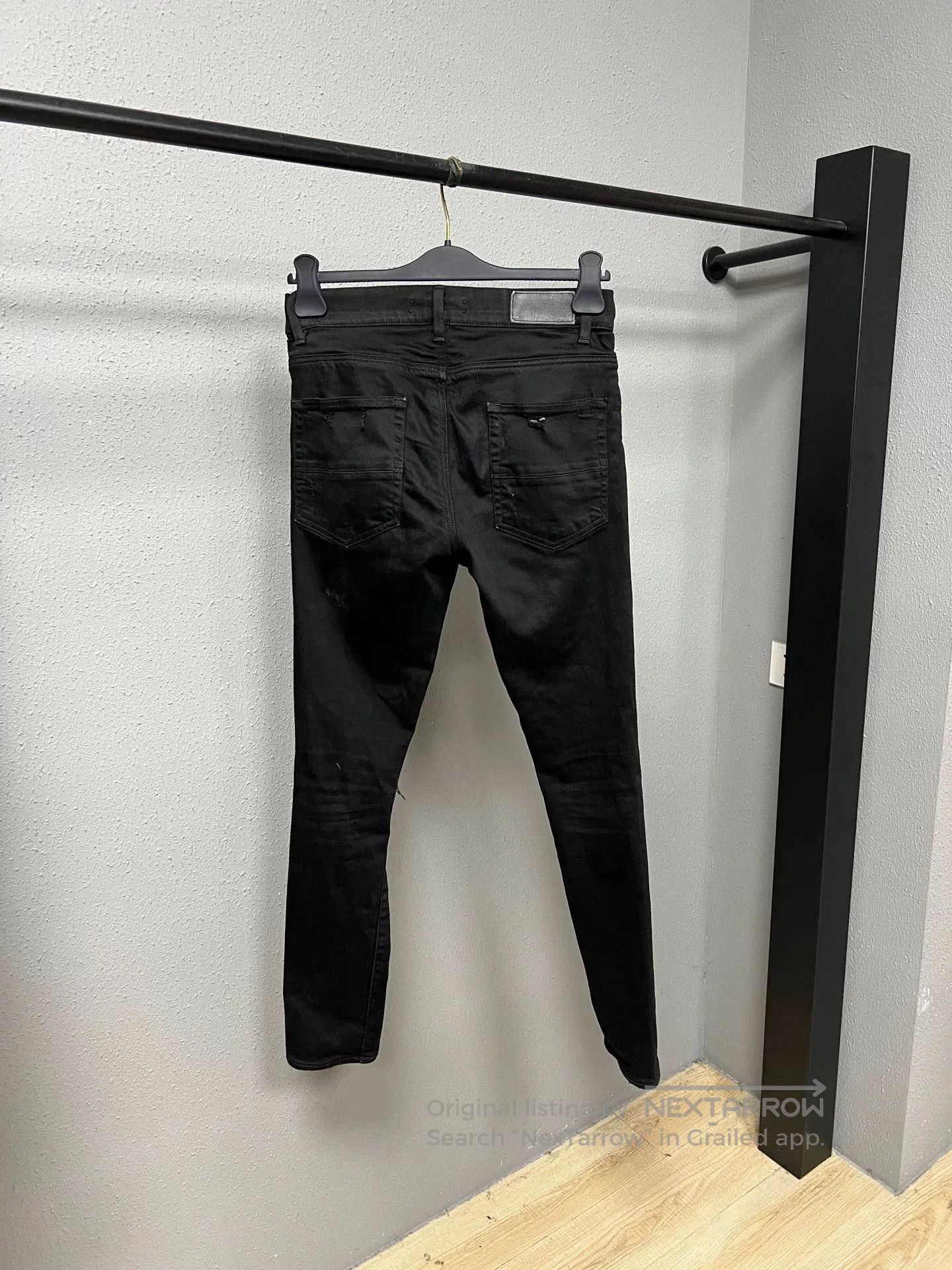 Amiri Amiri Black Denim Pants Size 30. Size US 30 / EU 46 - 2 Thumbnail