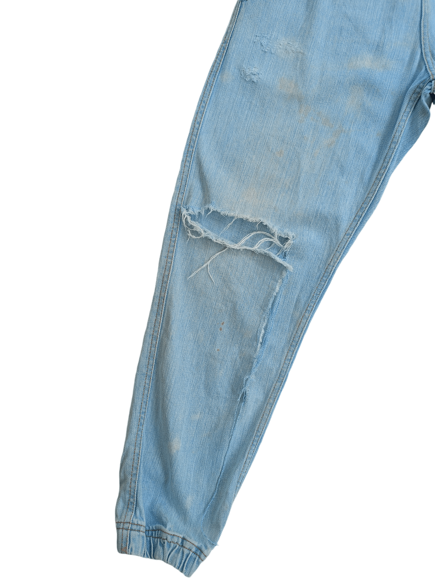 H&M H&M Relaxed Fit Distressed Vintage Streetwear Joggers Size US 26 / EU 42 - 3 Thumbnail