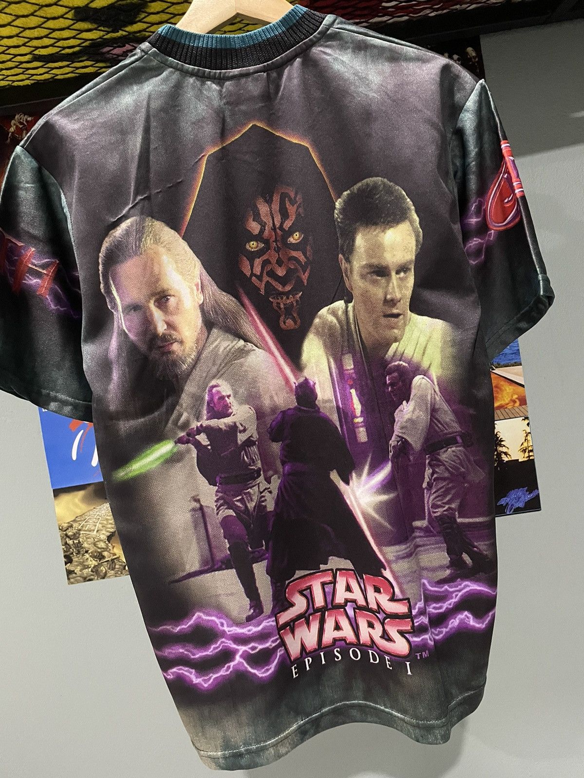 Star Wars Rare Vtg Star Wars Darth Maul AOP Size US S / EU 44-46 / 1 - 13 Thumbnail