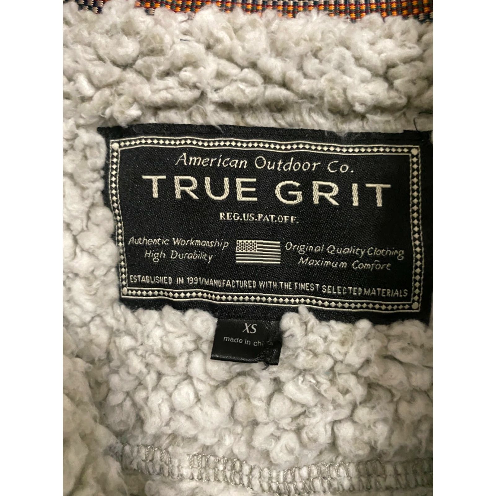 Vintage VINTAGE True Grit Sherpa Vest Shirt? Size XS / US 0-2 / IT 36-38 - 2 Thumbnail