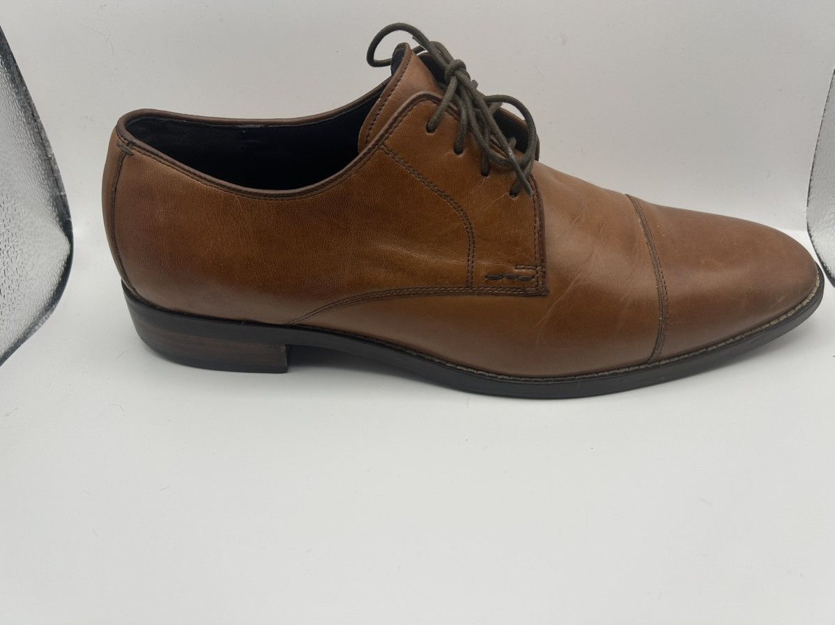 Cole Haan Cole Haan Mens Size 10 Lenox Oxford British Tan Leather Shoe Size US 10 / EU 43 - 10 Thumbnail