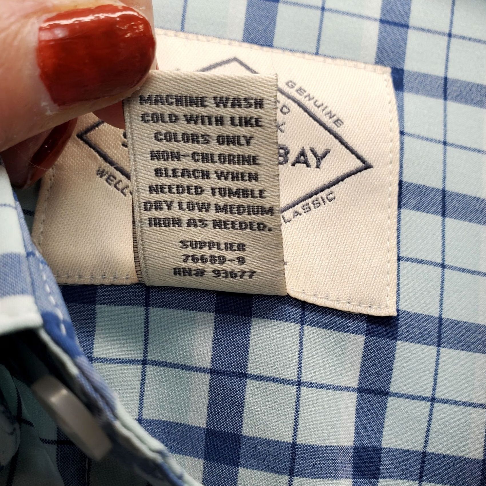 Vintage St. John's Bay Shirt Mens 2XLT Multi Plaid Button-Down Chest Pocket Classic Fit Shirt Mens 2XLT Plaid Button-Up Outdoor" Size US XXL / EU 58 / 5 - 6 Thumbnail