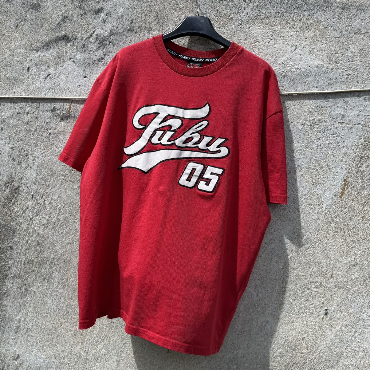 Fubu Affliction Type Fubu 05 Red Big Logo Tee Rap Jnco Rap y2k Size US L / EU 52-54 / 3 - 11 Thumbnail