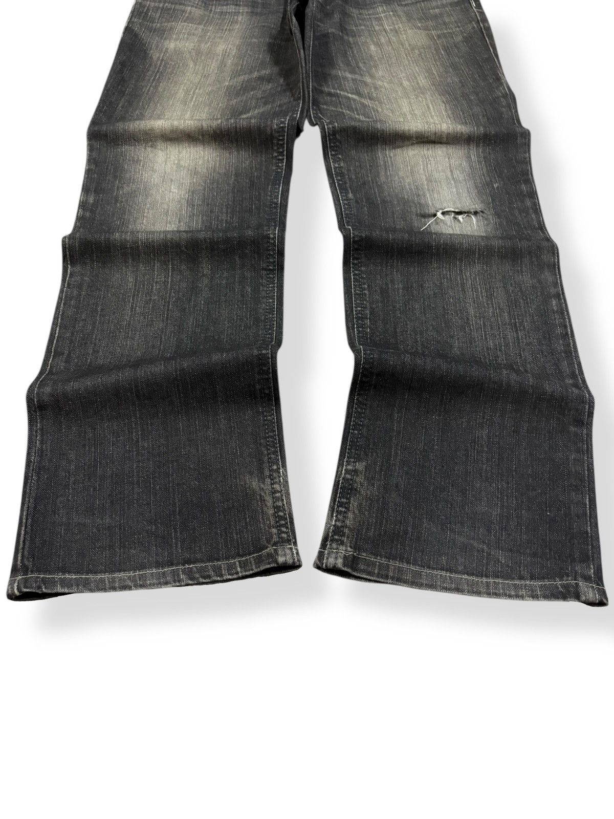 Edwin Vintage Edwin XV Edge Black Faded Distressed Jeans Size US 34 / EU 50 - 6 Thumbnail