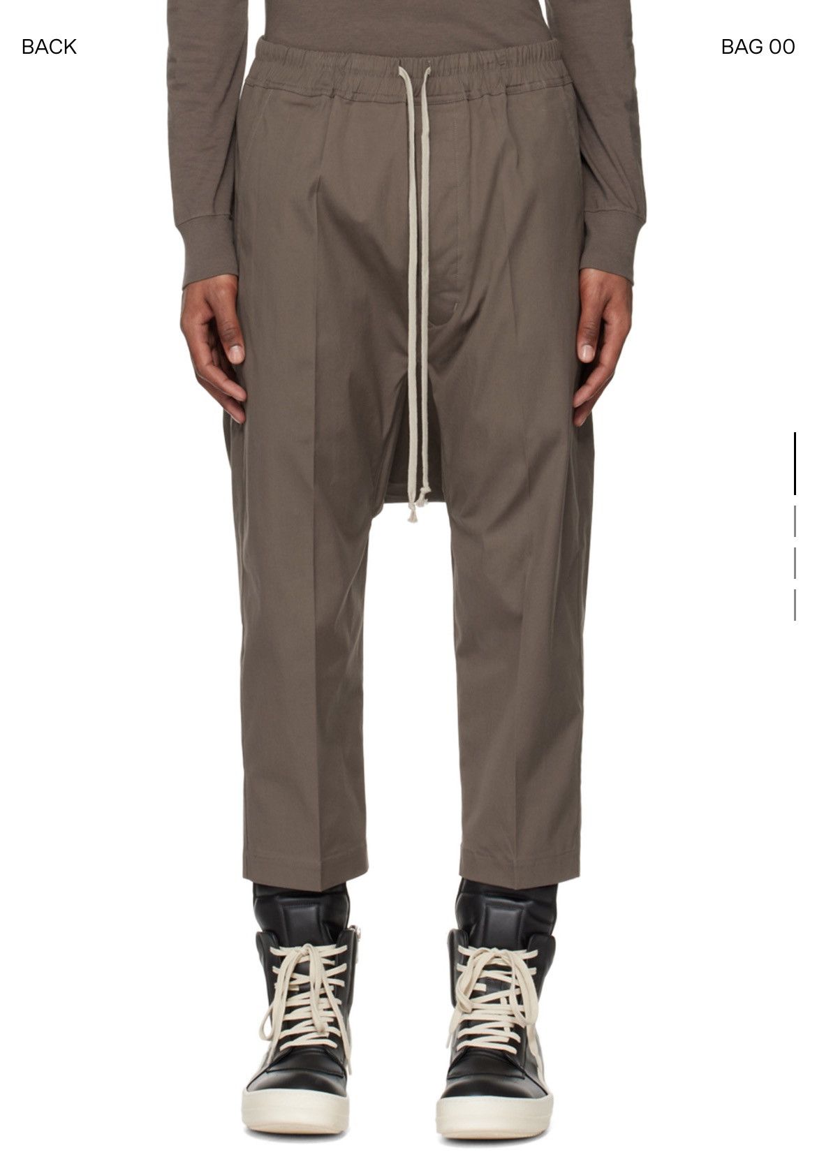 Rick Owens Rick Owens Bela Bauhaus Cropped Pants | Grailed