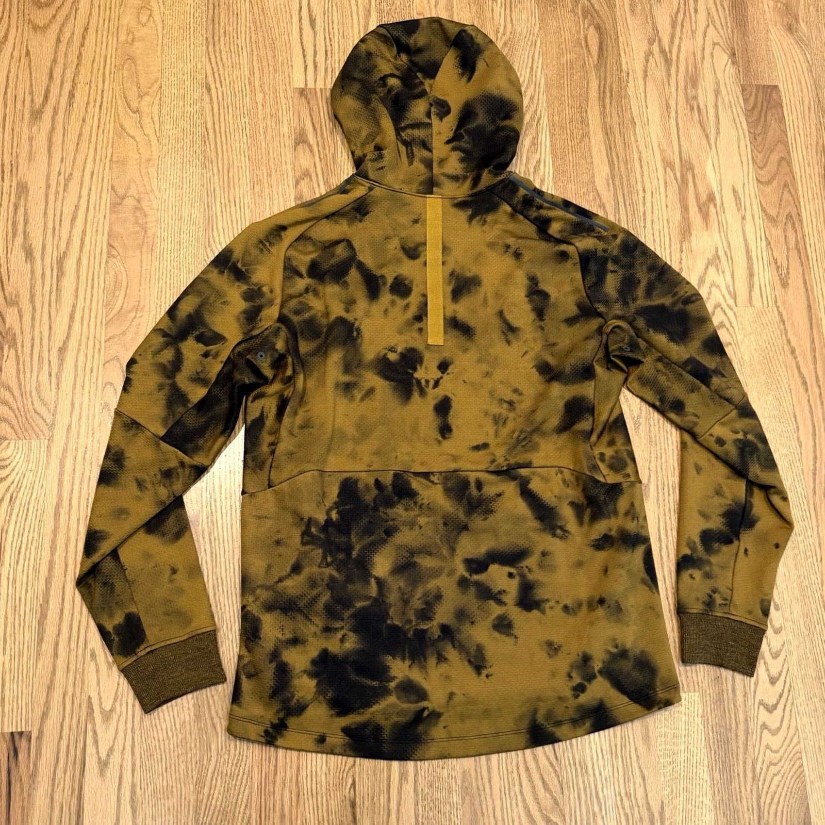 Lululemon Lululemon Textured Tech Pullover Hoodie Men’s M Yellow Zip Pockets Athletic Size US M / EU 48-50 / 2 - 2 Thumbnail