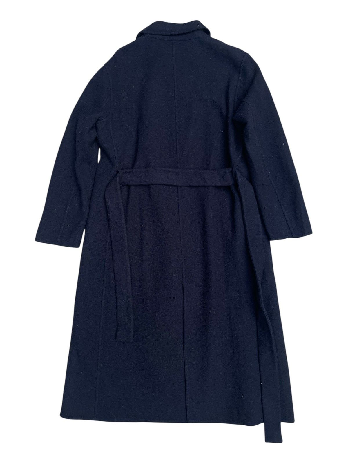 Uniqlo INES DE LA FRESSANGE x Uniqlo Navy Belted Coat Size US M / EU 48-50 / 2 - 3 Thumbnail