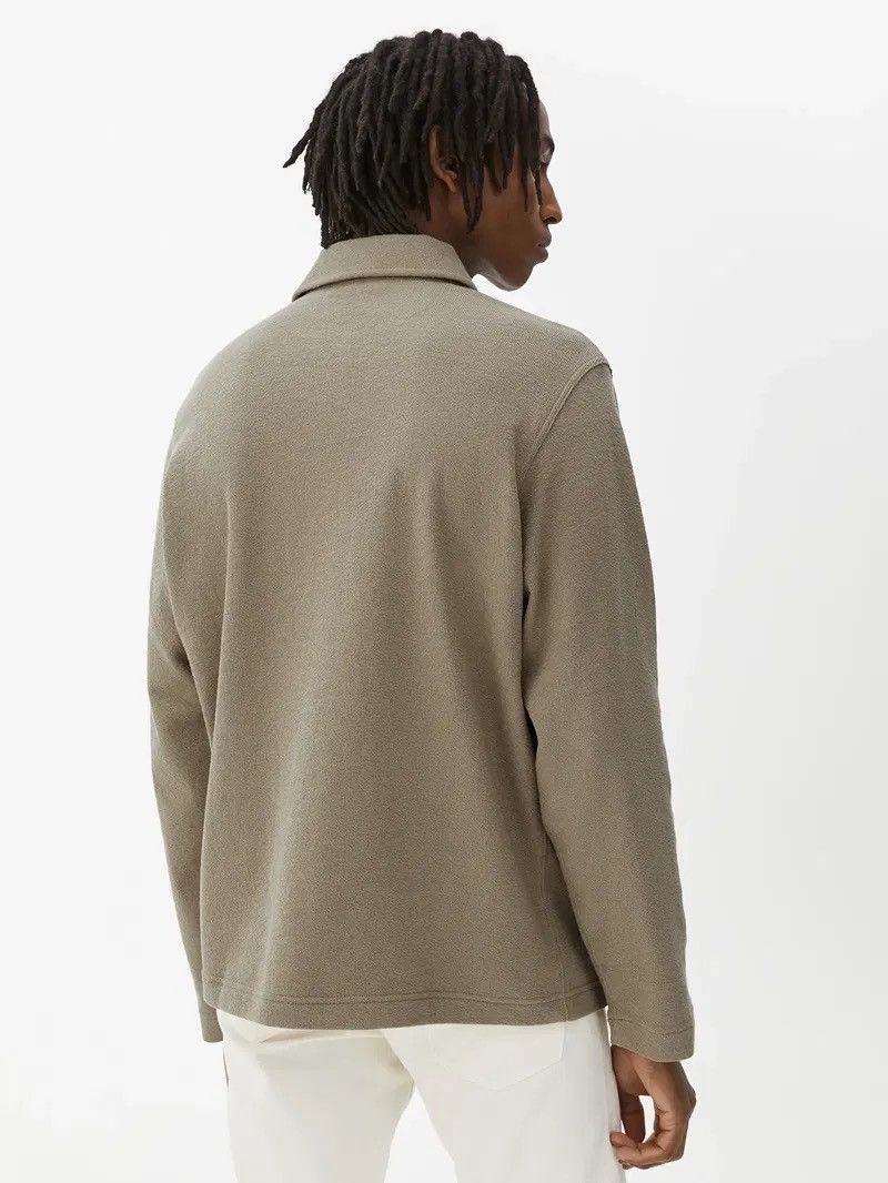 Arket Arket Boucle Yarn Half Zip Collar Pullover Sweatshirt Beige Size US XL / EU 56 / 4 - 11 Thumbnail