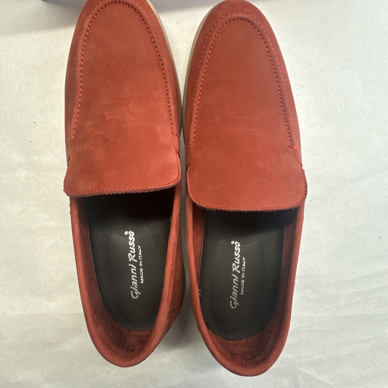 & Other Stories Men's Gianni Russo maroon Leather loafers Size 44 US 11 I Size US 11 / EU 44 - 12 Thumbnail