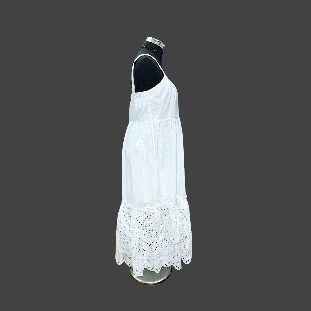 Other Ella by Rafaella Women’s White Tiered Midi Dress Sz XL Size XL / US 12-14 / IT 48-50 - 7 Thumbnail