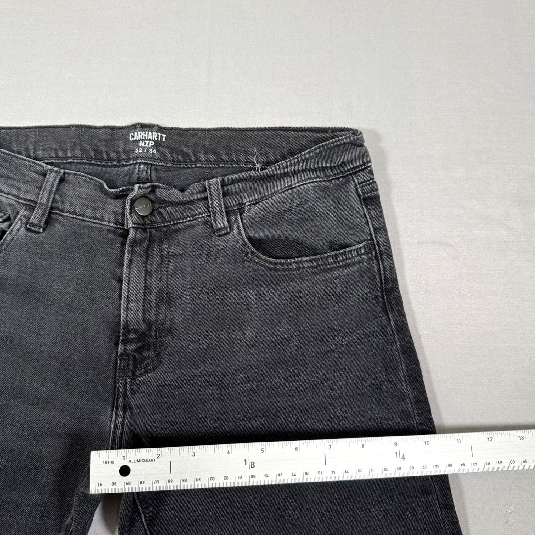Carhartt Carhartt Jeans Mens 32x34 Black WIP Rebel Pant Slim Tapered Stretch Denim Work Size US 32 / EU 48 - 7 Thumbnail