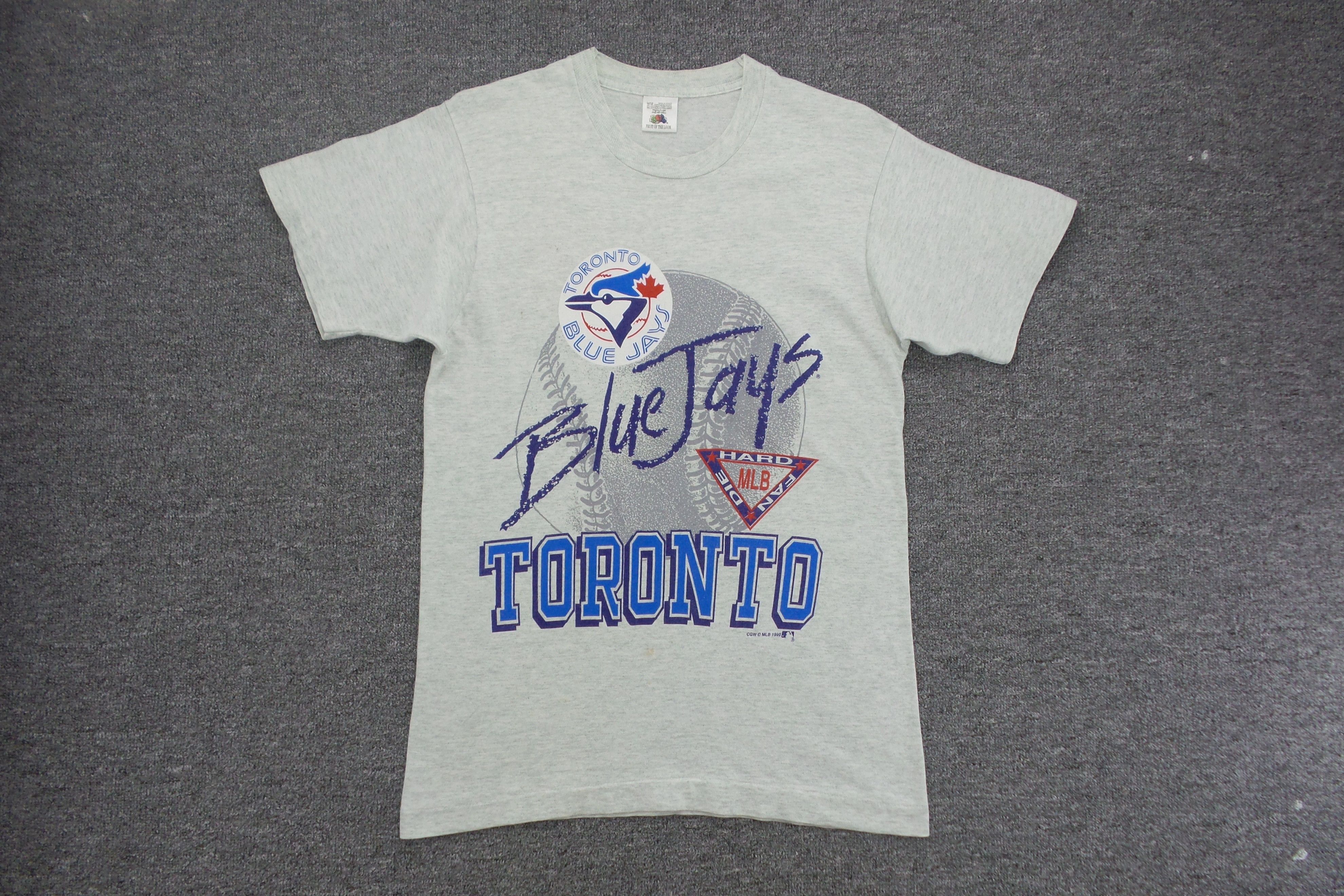 Fruit Of The Loom × MLB × Vintage VINTAGE 90's MLB Toronto Blue Jays T-shirts Size US M / EU 48-50 / 2 - 1 Thumbnail