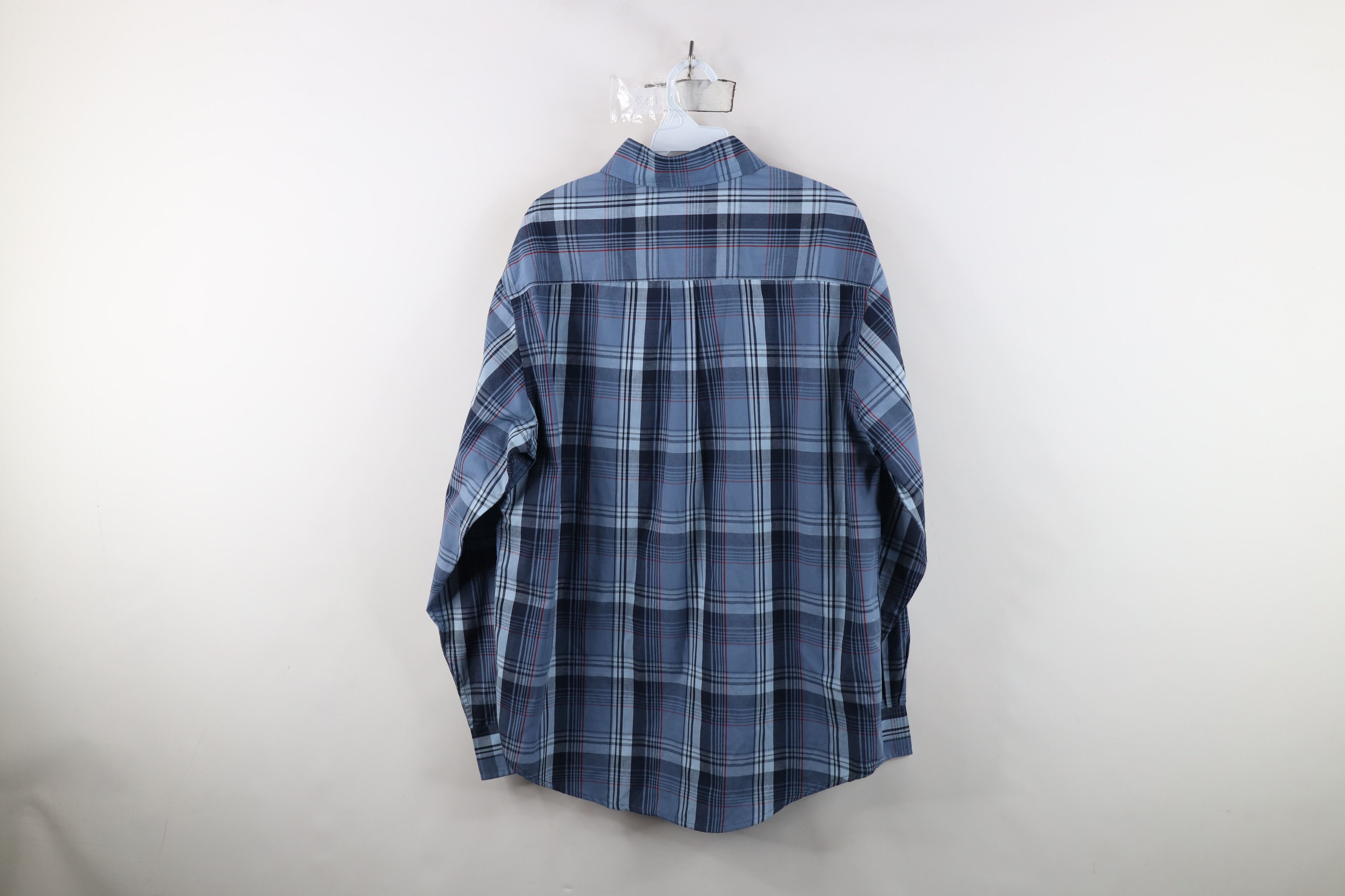 Vintage Deadstock Vintage 90s Streetwear Button Down Shirt Plaid Size US M / EU 48-50 / 2 - 7 Thumbnail