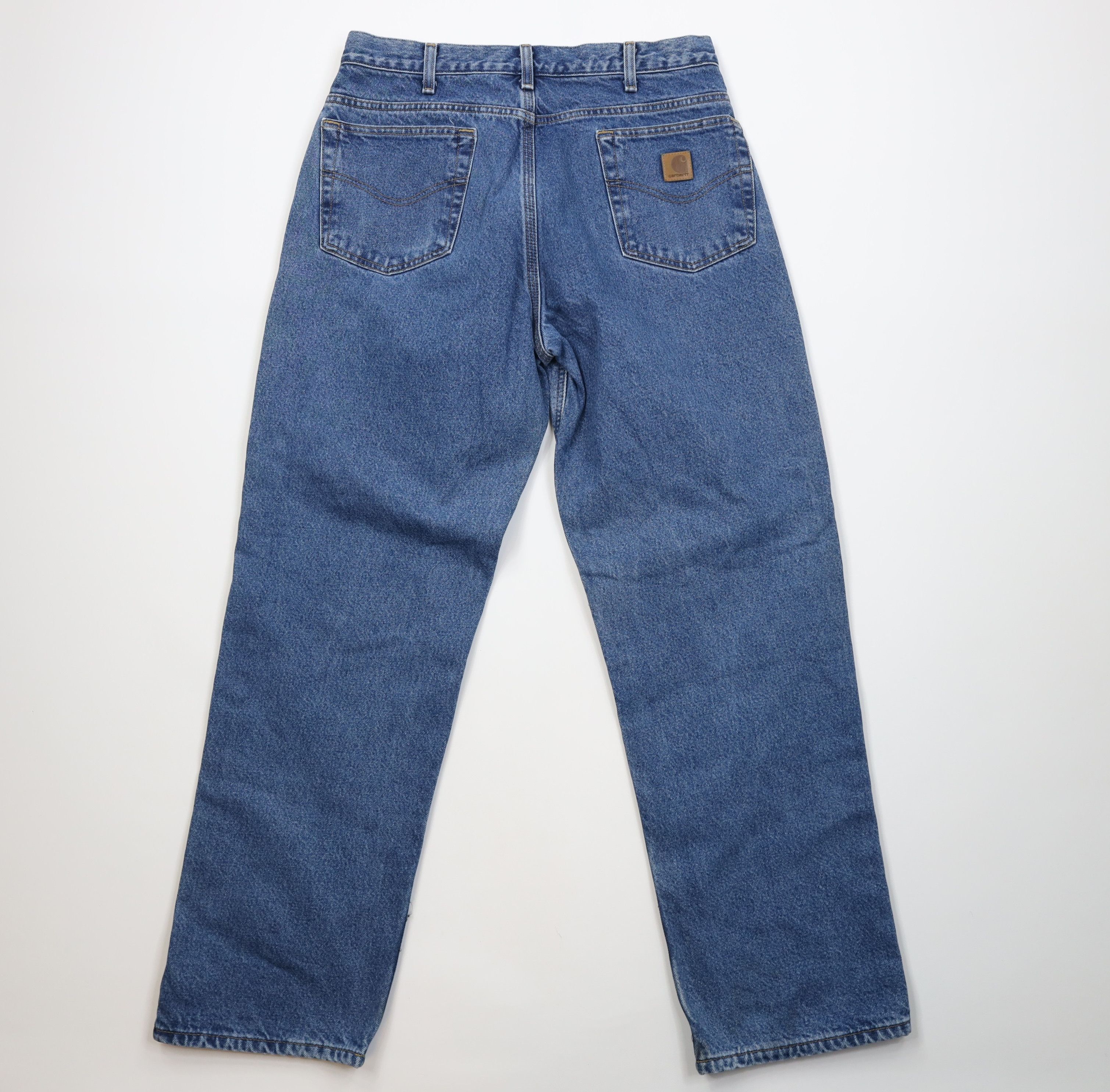 Carhartt Vintage Y2K Carhartt Heavy Flannel Lined Wide Leg Jeans Size US 34 / EU 50 - 12 Thumbnail