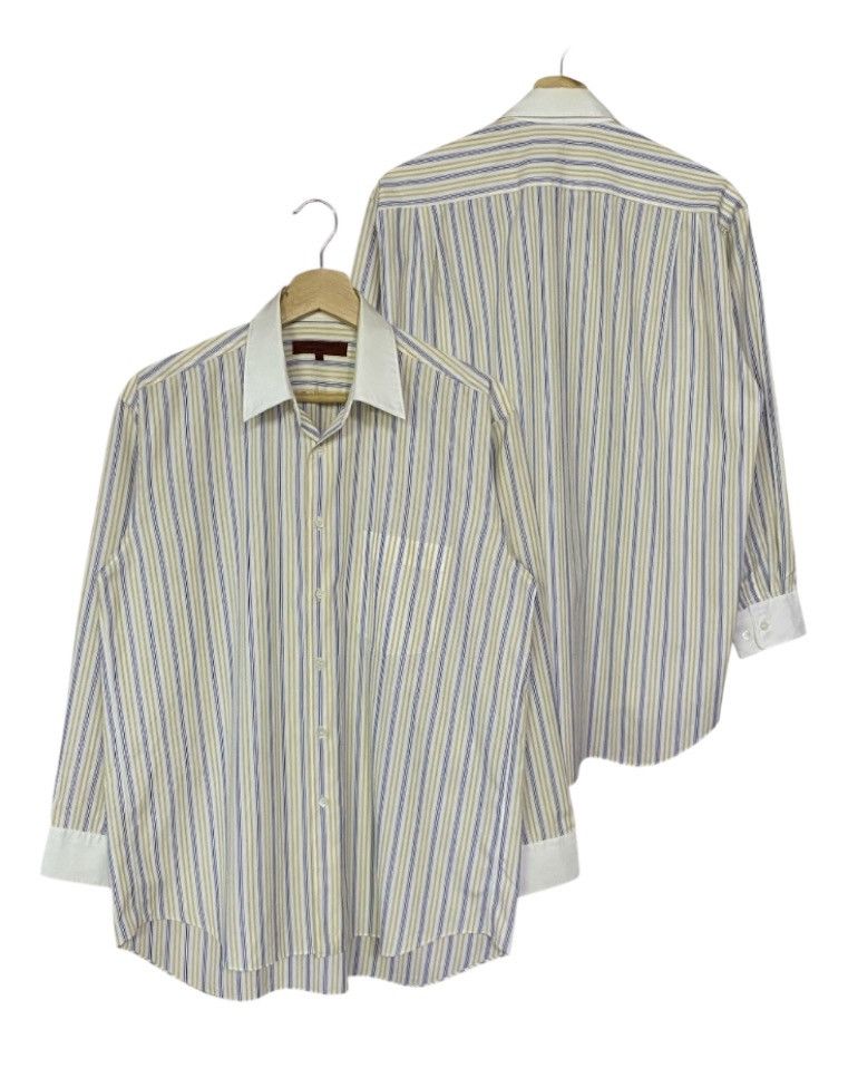 Comme des Garcons Comme Des Garçons Homme Deux AD2001 Striped Long Sleeve Size US S / EU 44-46 / 1 - 1 Thumbnail