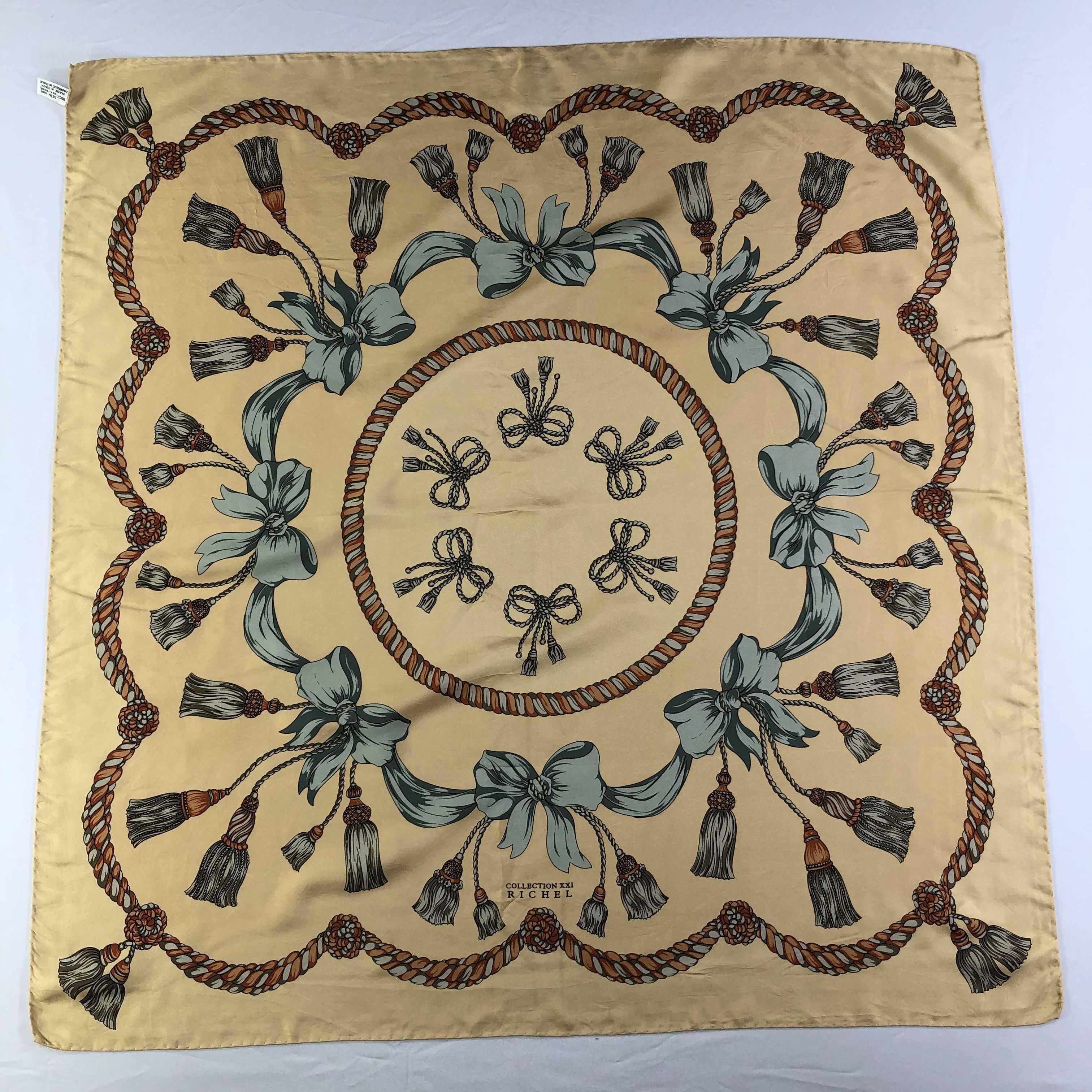 Vintage Vintage Richel Silk Scarf Size ONE SIZE - 2 Thumbnail