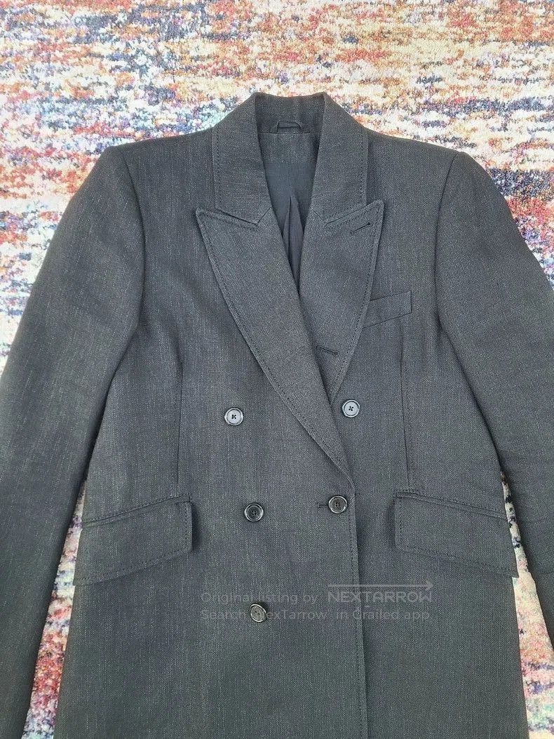 Ann Demeulemeester Men's Linen Coat.