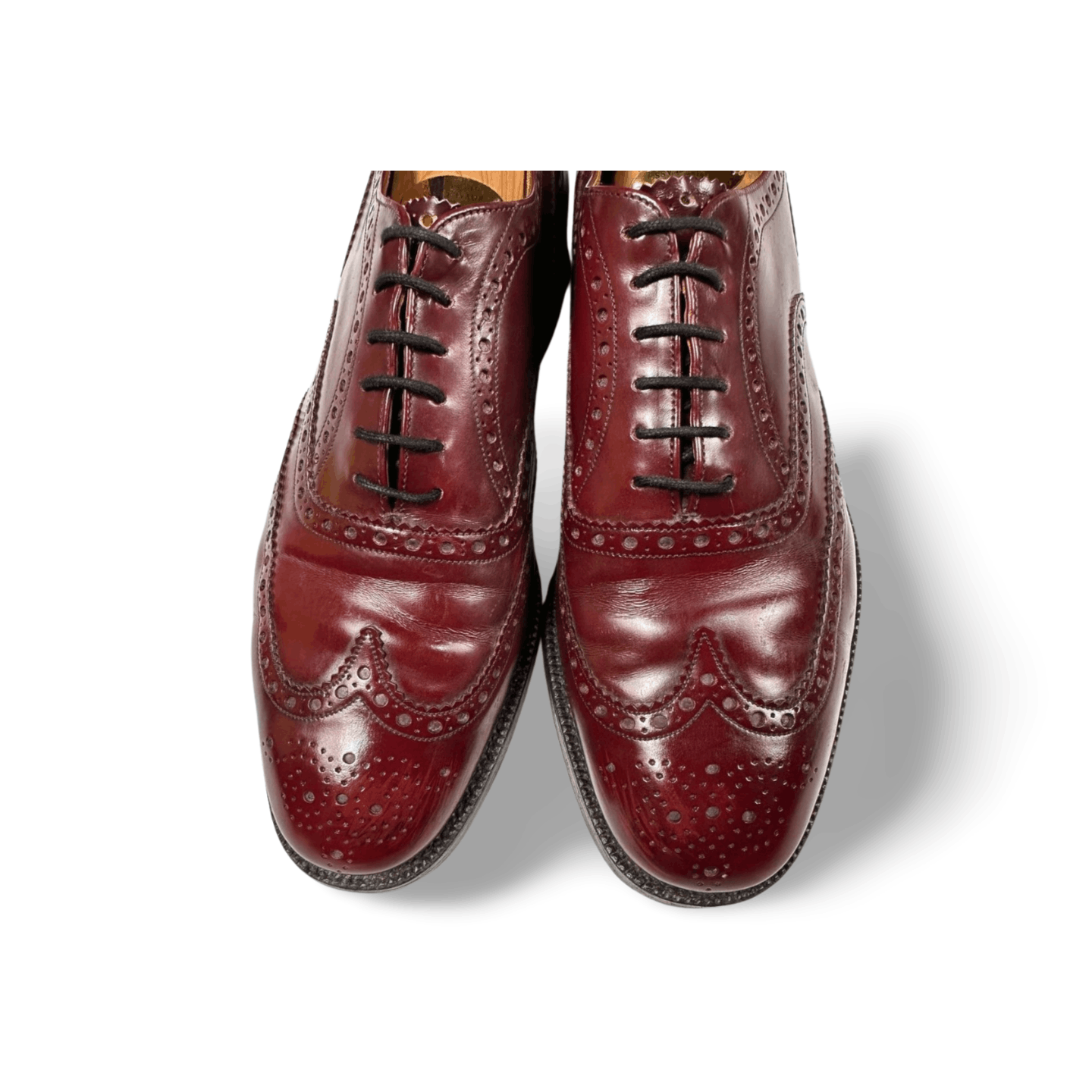 Church's Burwood Burgundy Oxblood Polished Binder Oxford Brogue UK 11 Size US 12 / EU 45 - 4 Thumbnail