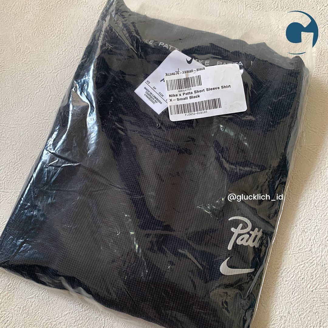 Nike × Patta Nike, x Patta Running Team Tee (Black) Size US XS / EU 42 / 0 - 7 Thumbnail