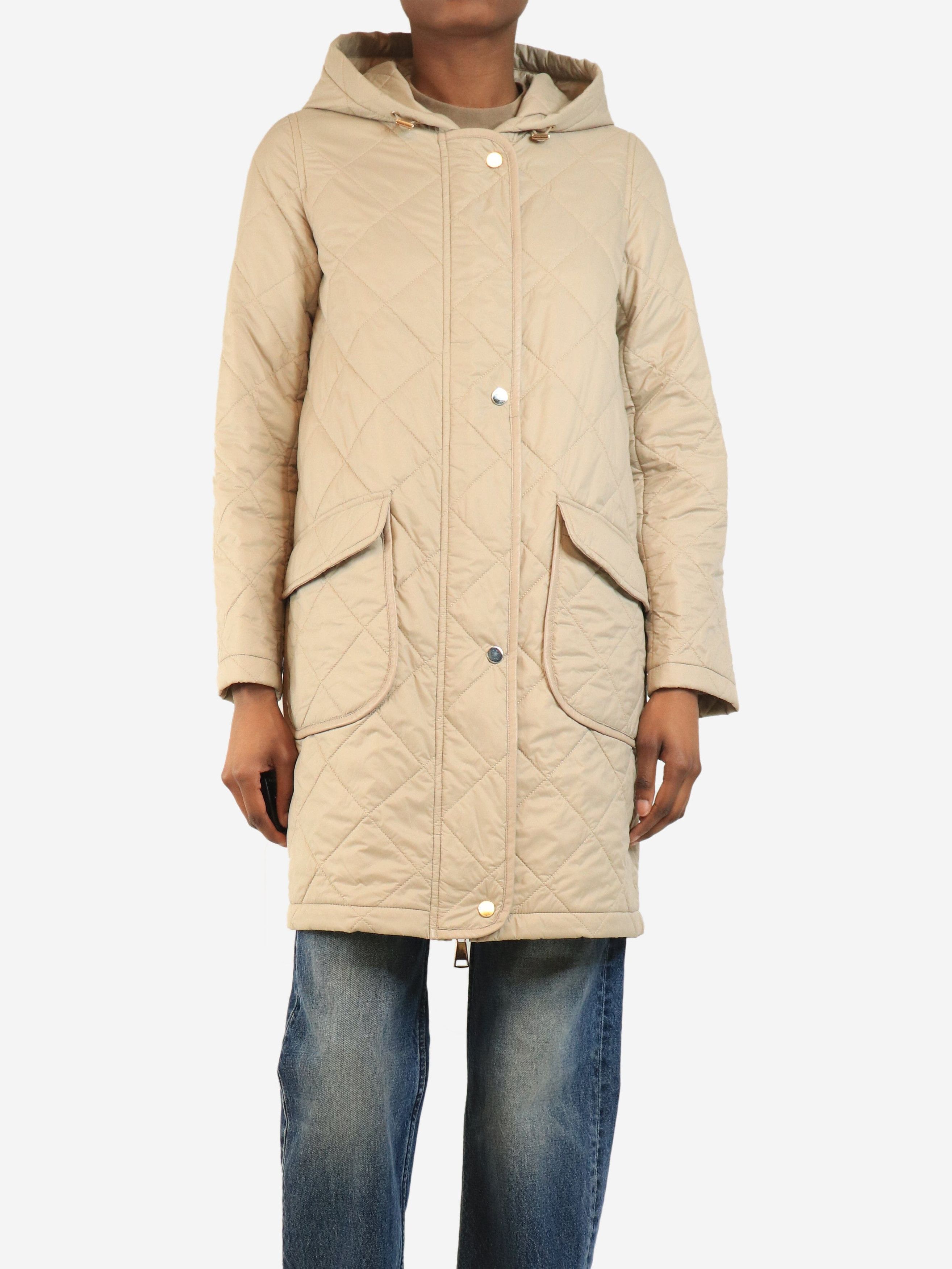 Other Neutral lightweight quilted parka - UK 4 Size XS / US 0-2 / IT 36-38 - 1 Thumbnail