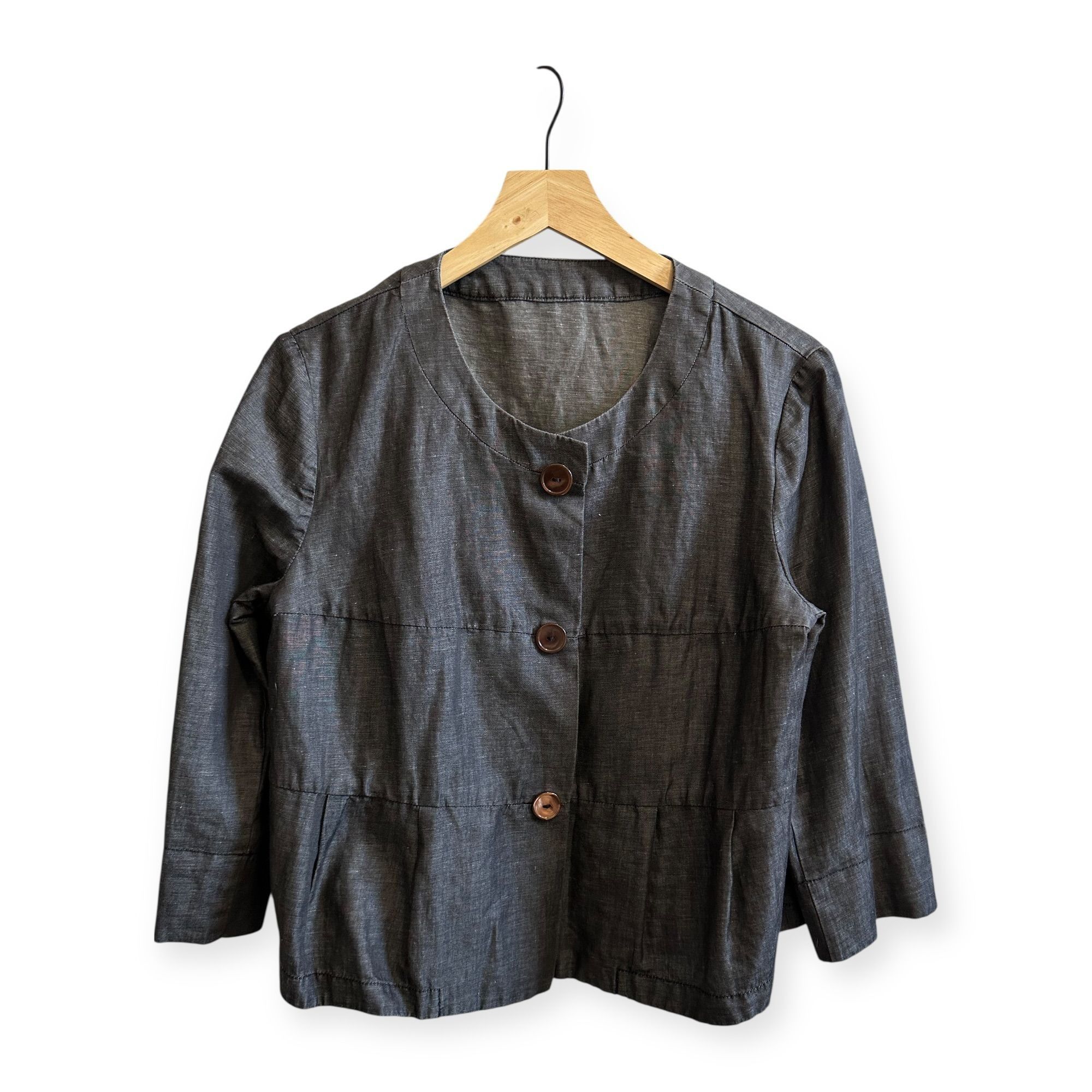Weekend Max Mara Weekend Max Mara Linen Cotton Jacket EU42/US12 Size XL / US 12-14 / IT 48-50 - 1 Thumbnail