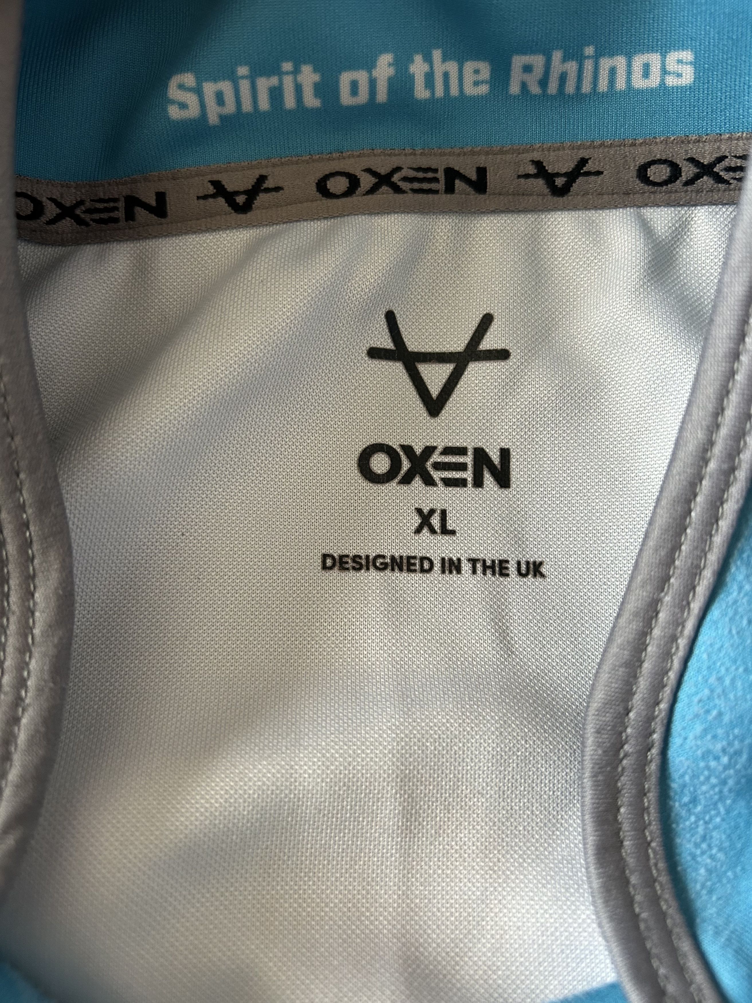 Other Rugby LEEDS RHINOS - Away 2022 - OXEN - XL - UNIKAT Size US XL / EU 56 / 4 - 7 Thumbnail