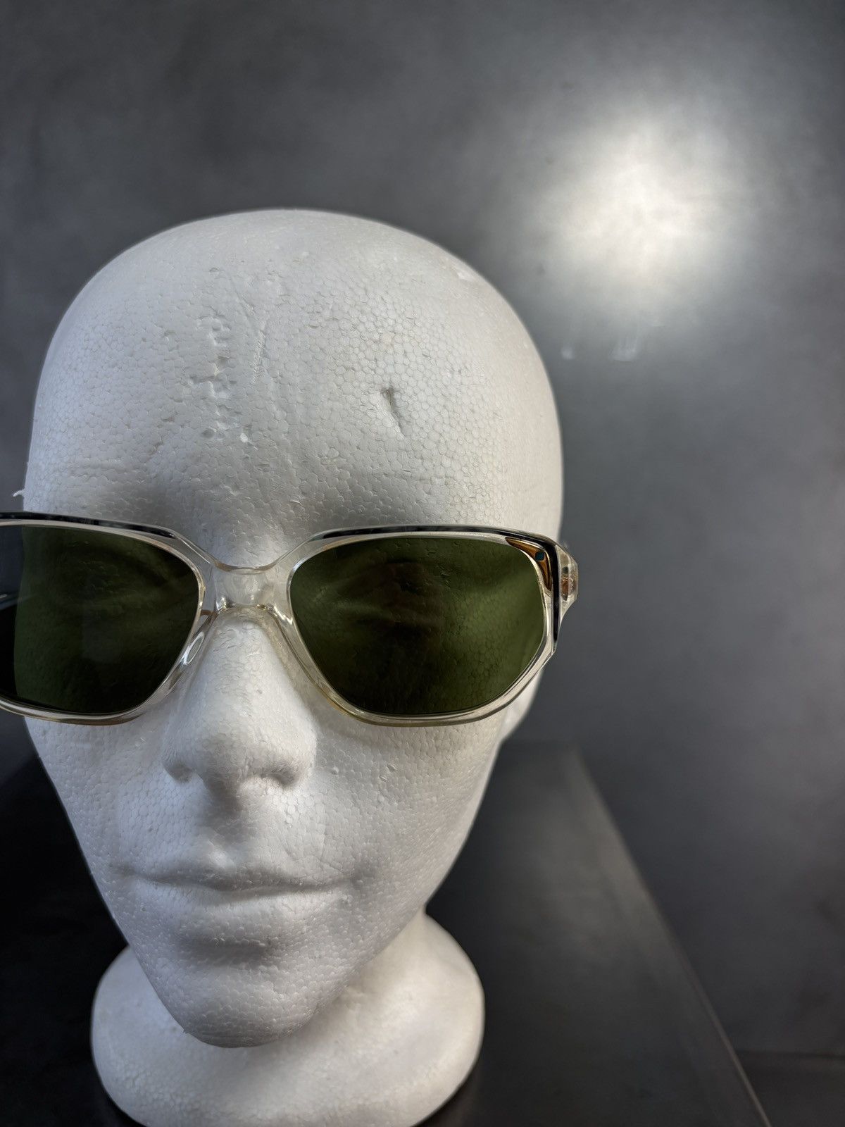 Pierre Cardin × Vintage 1980s Pierre Cardin Sunglasses Marble Wayfarer Angular Geome Size ONE SIZE - 20 Thumbnail