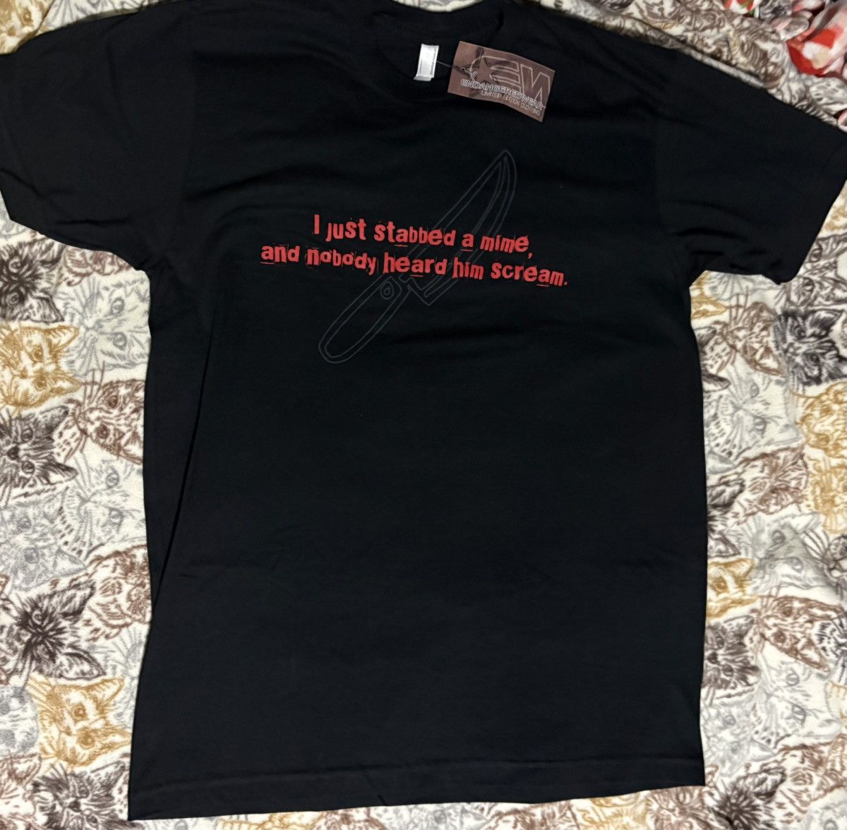 Vintage Y2K Graphic Black Shirt Size US L / EU 52-54 / 3 - 1 Thumbnail