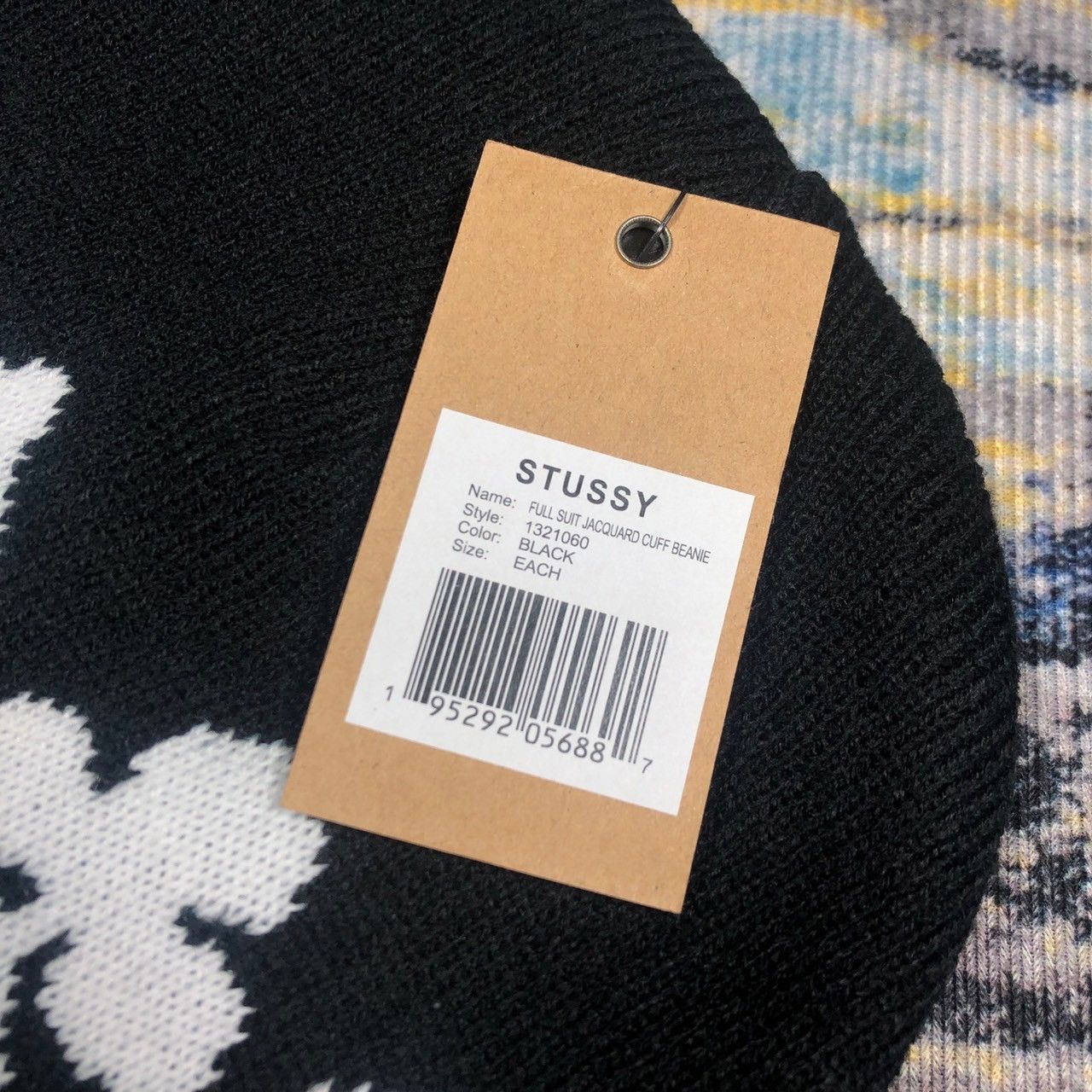Stussy Stussy Full Suit Jacquard Cuff Beanie Size ONE SIZE - 5 Thumbnail